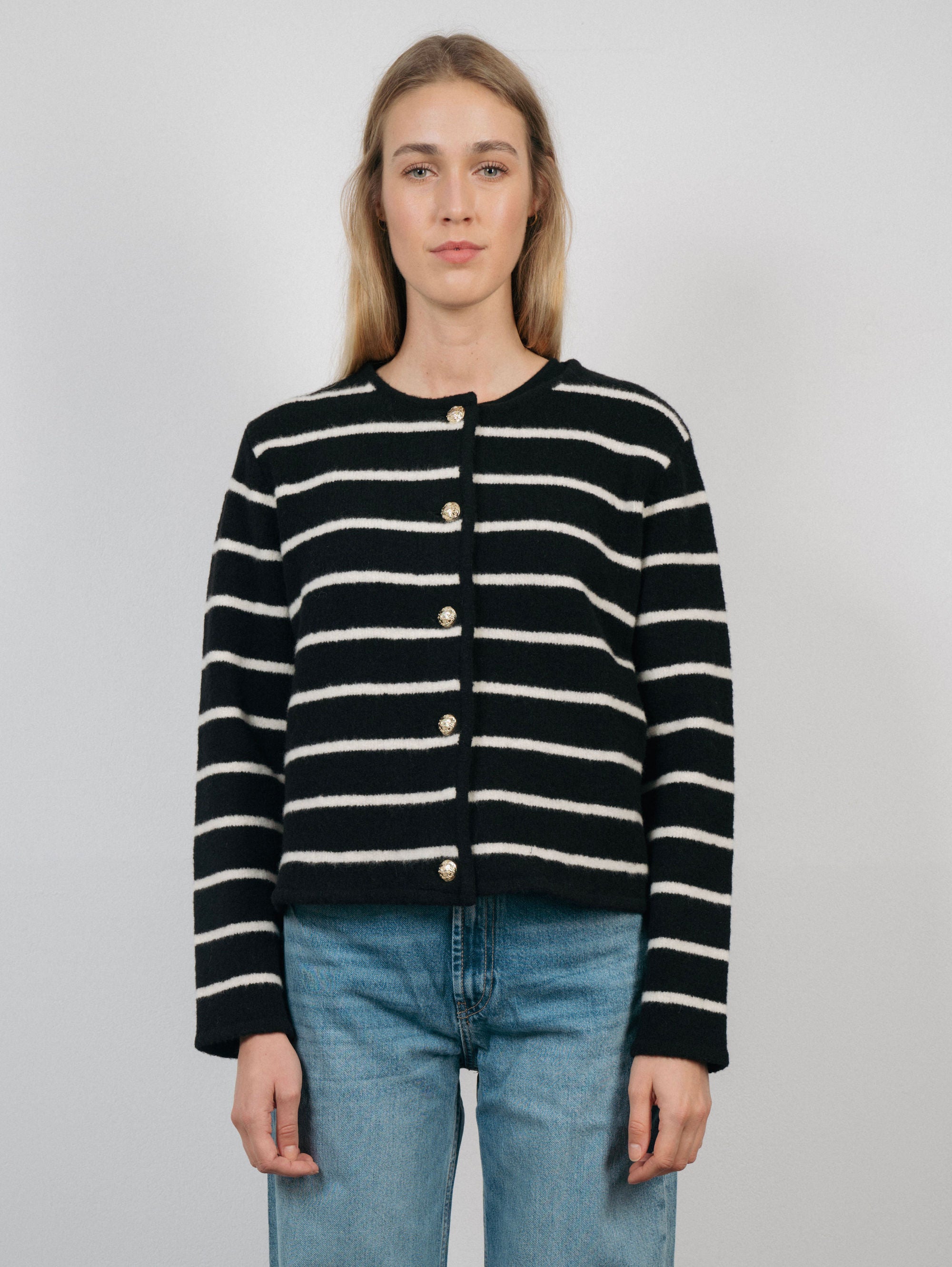 PATRICIA JACKET IN NIGHT / MILK FOAM