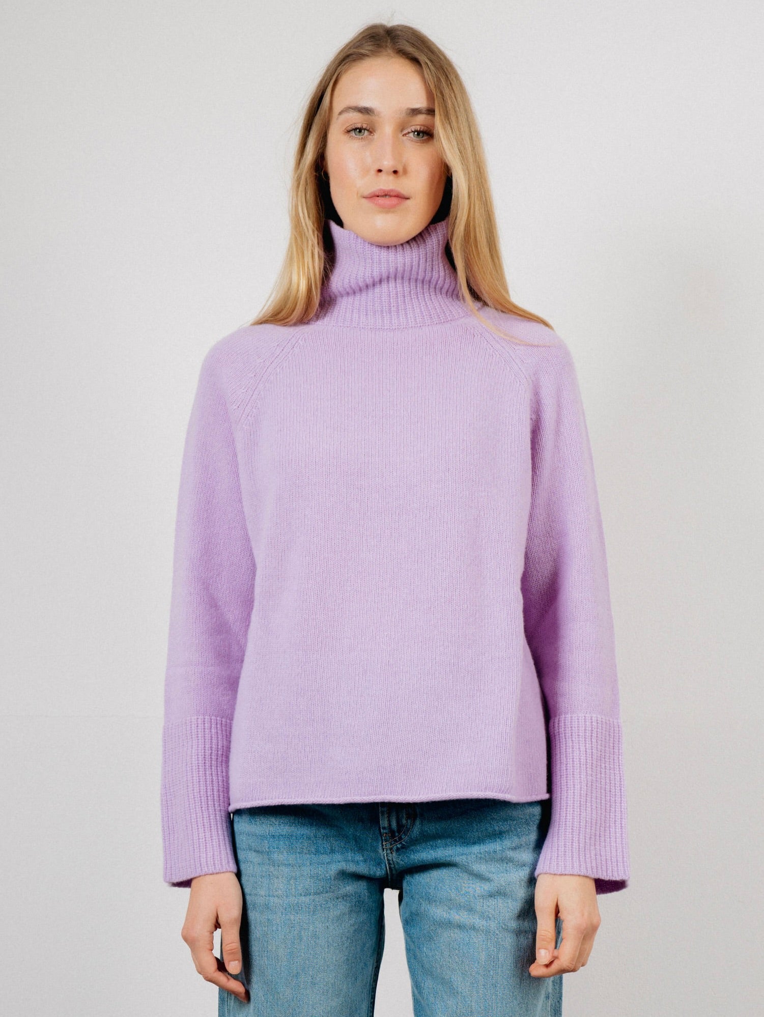 PIPPA SWEATER IN GENTLE LILAC