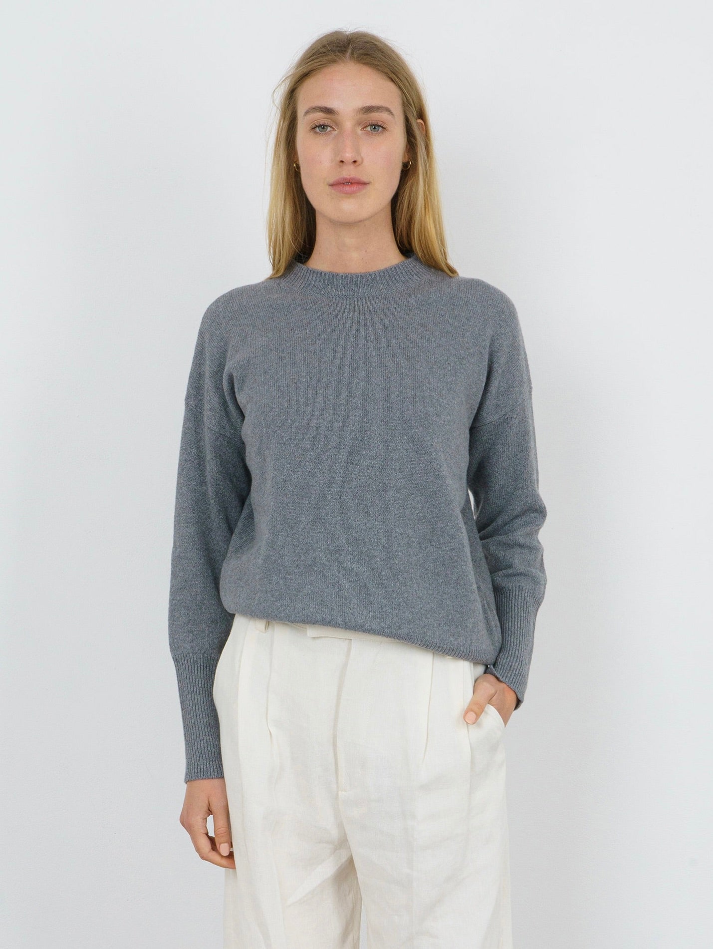 SOPHIE SWEATER IN COOL GREY