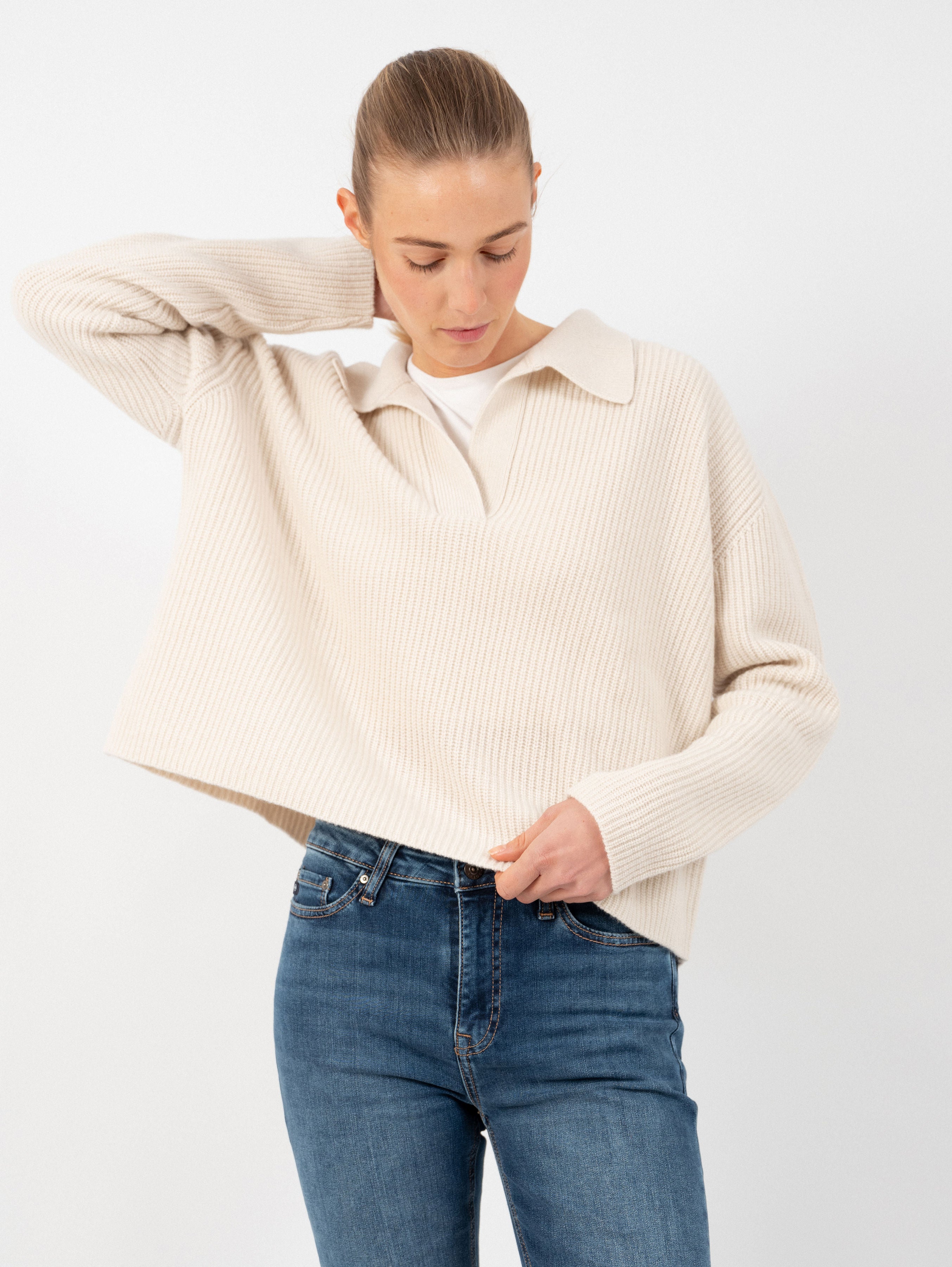 STELLA POLO IN VANILLA