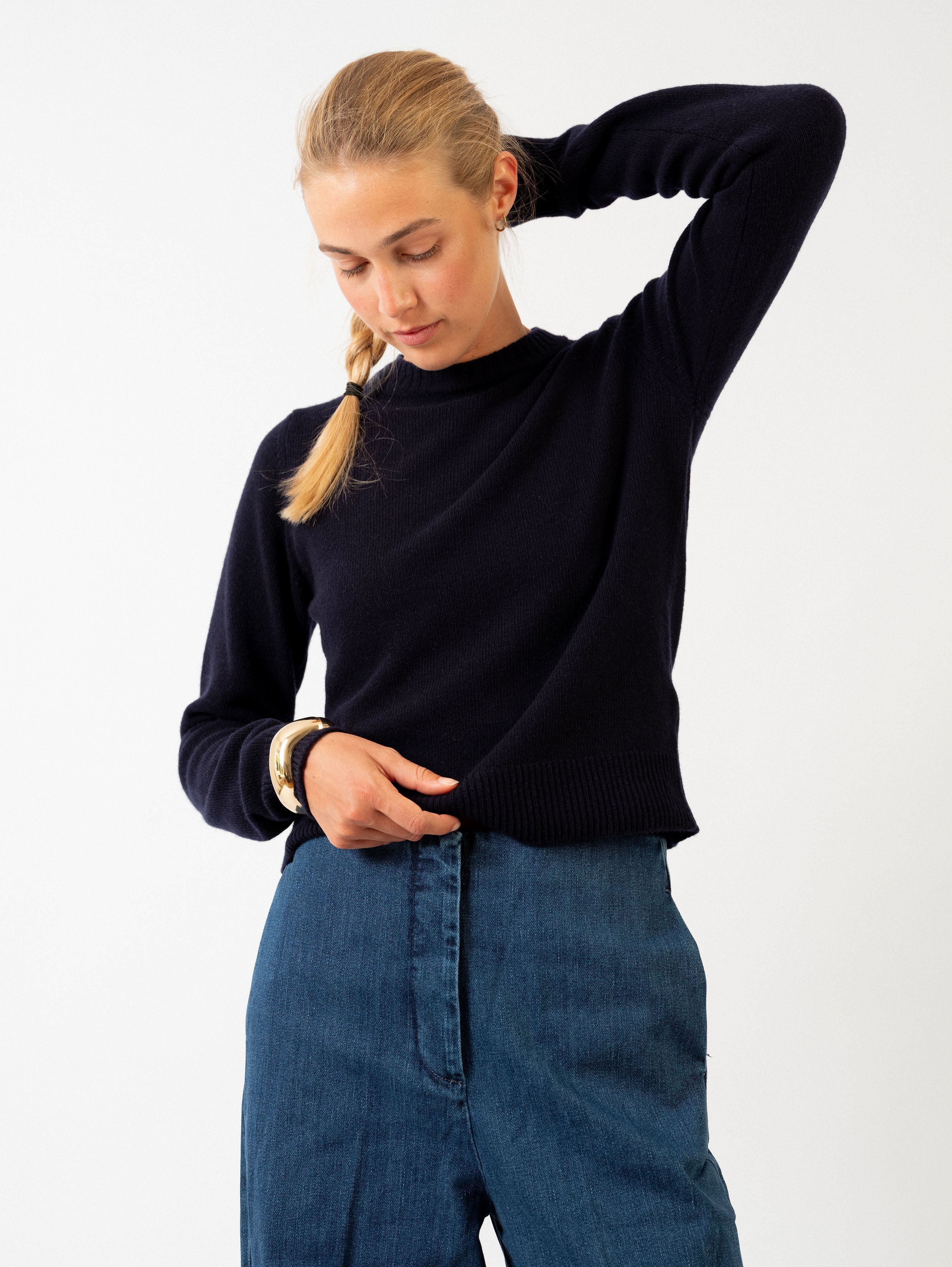 THERESA SWEATER IN DEEP BLUE
