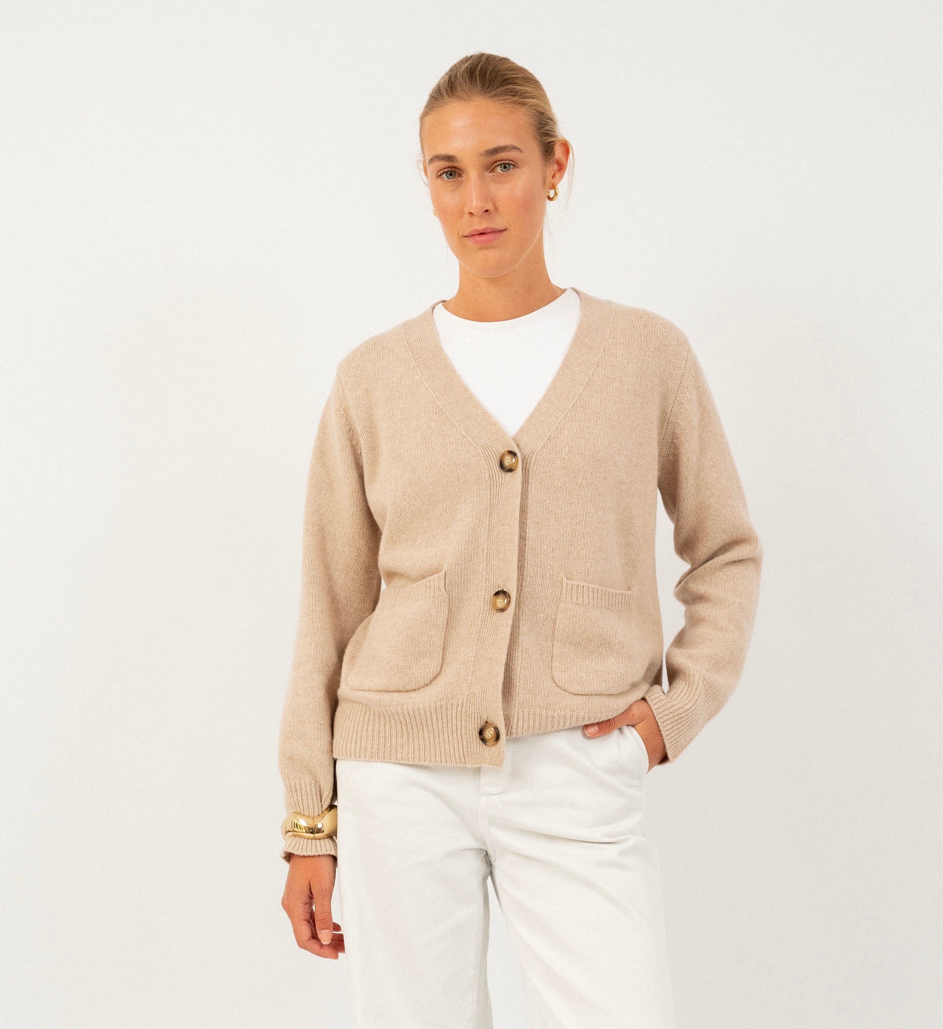 TONI CARDIGAN IN SUNDAY WAFFLE