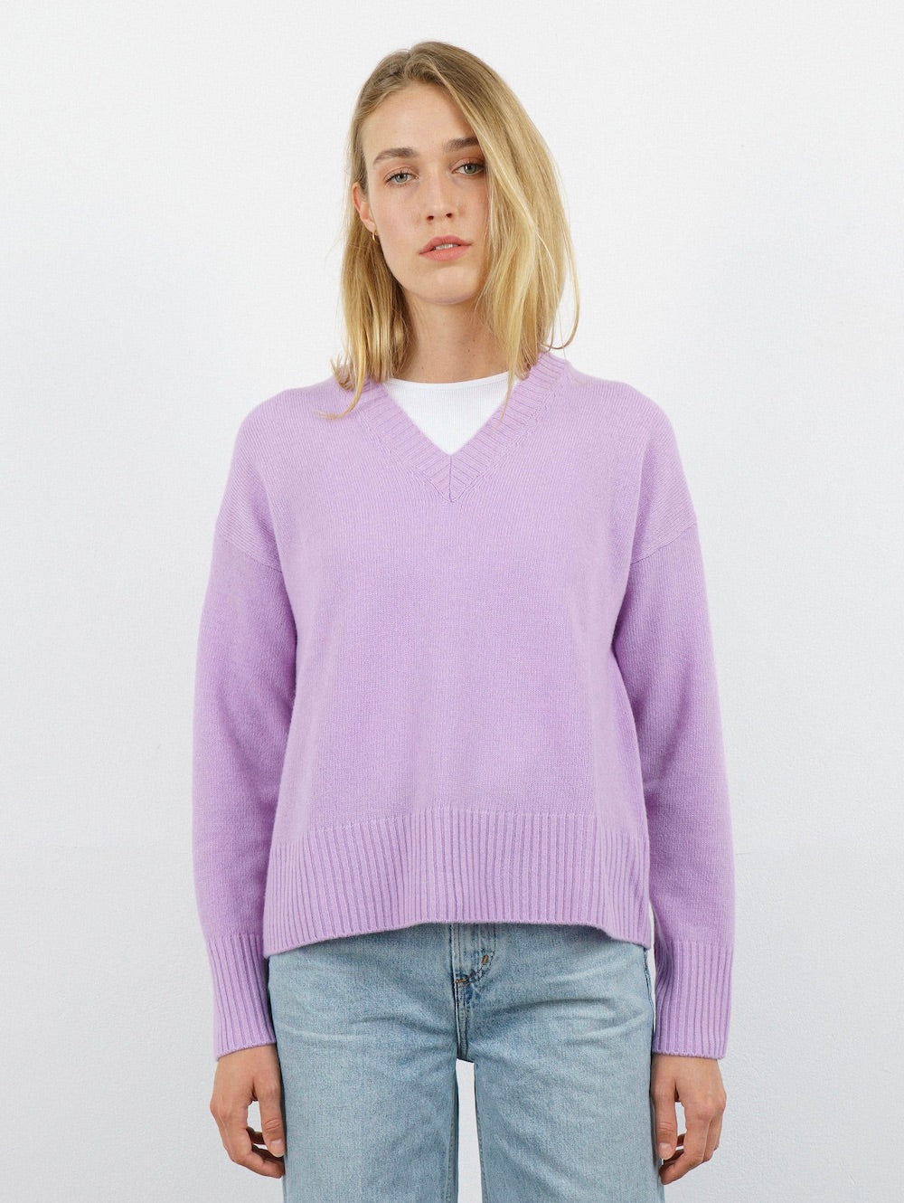 VALERIE SWEATER IN GENTLE LILAC
