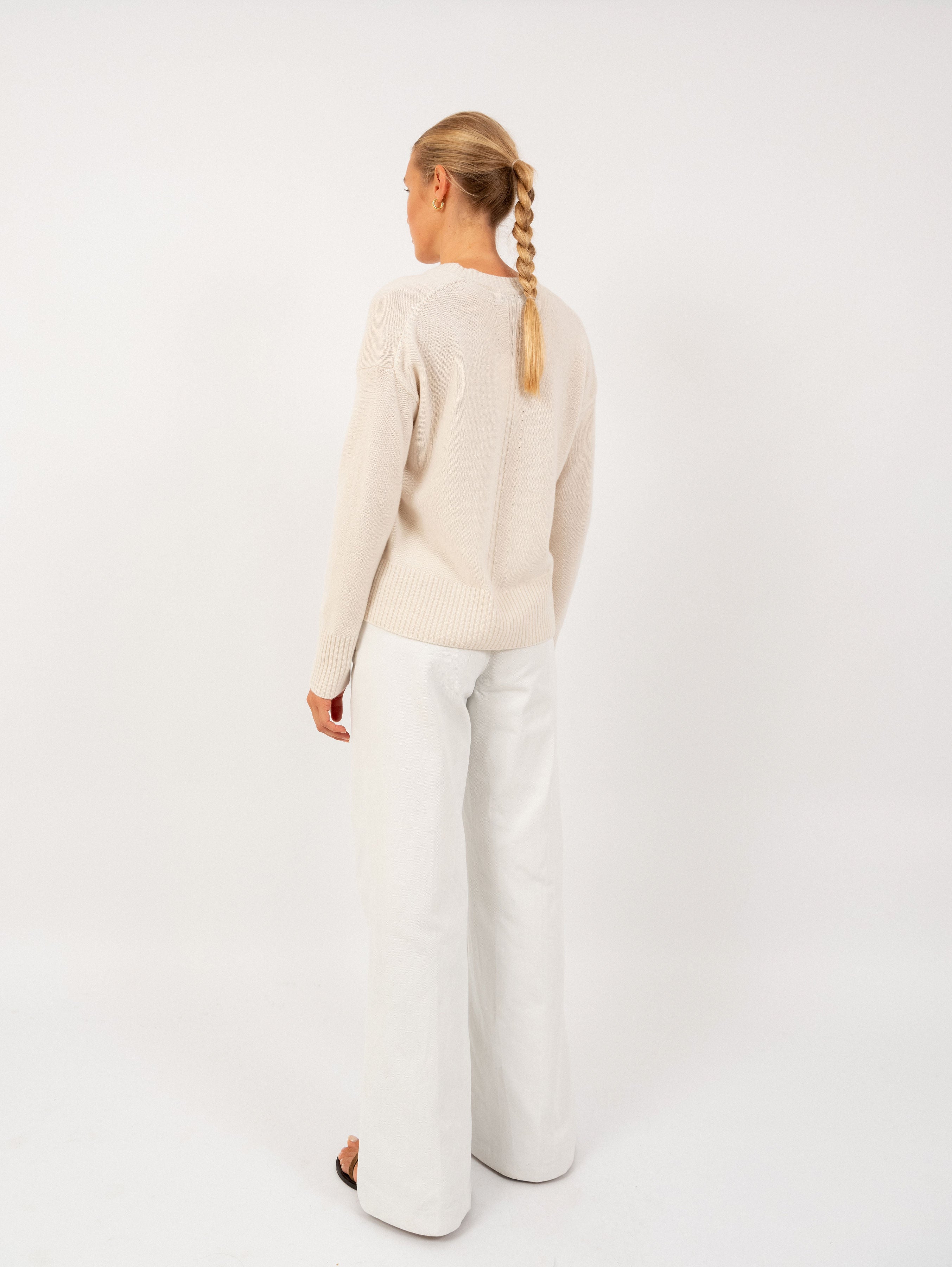 VALERIE SWEATER IN VANILLA