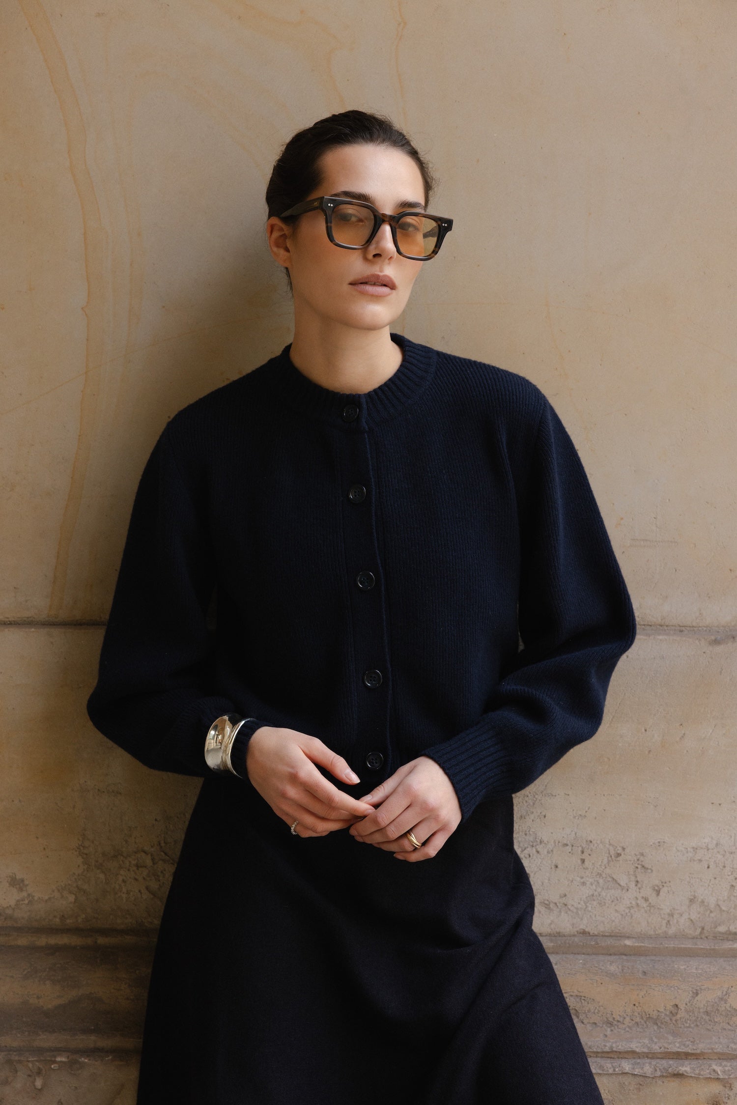 VIVIAN CARDIGAN IN DEEP BLUE