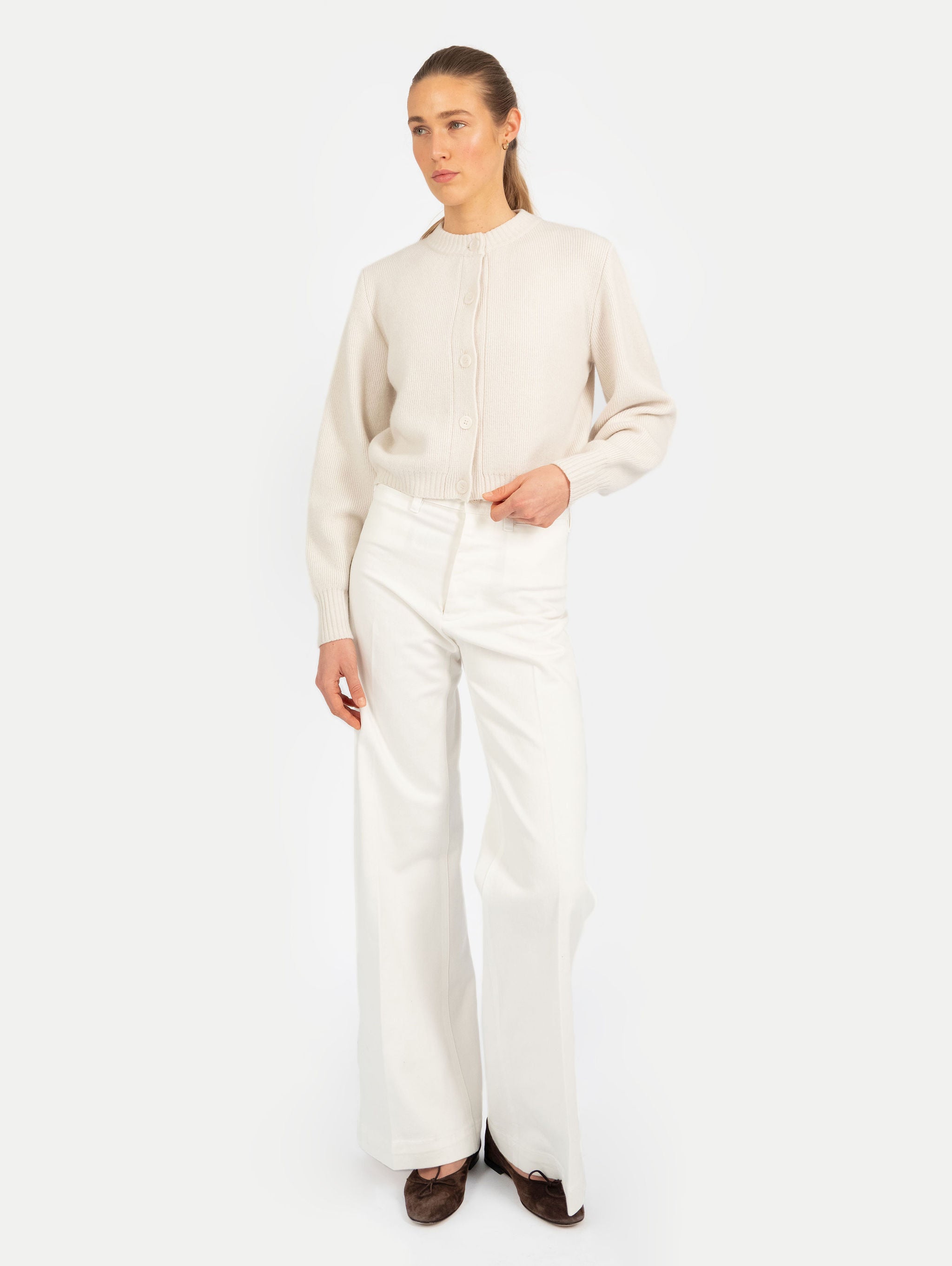 VIVIAN CARDIGAN IN VANILLA