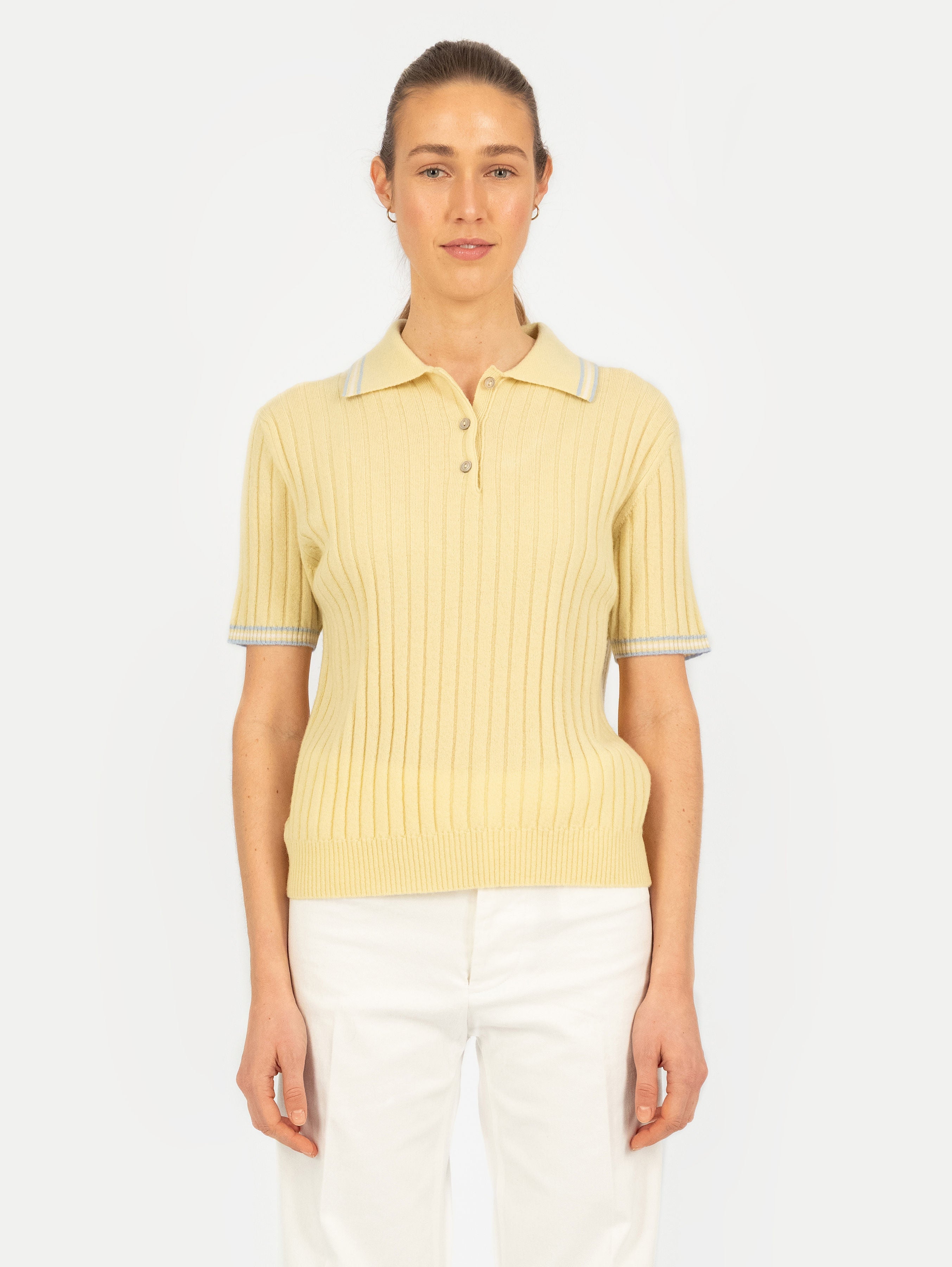 LEA POLO IN LIME
