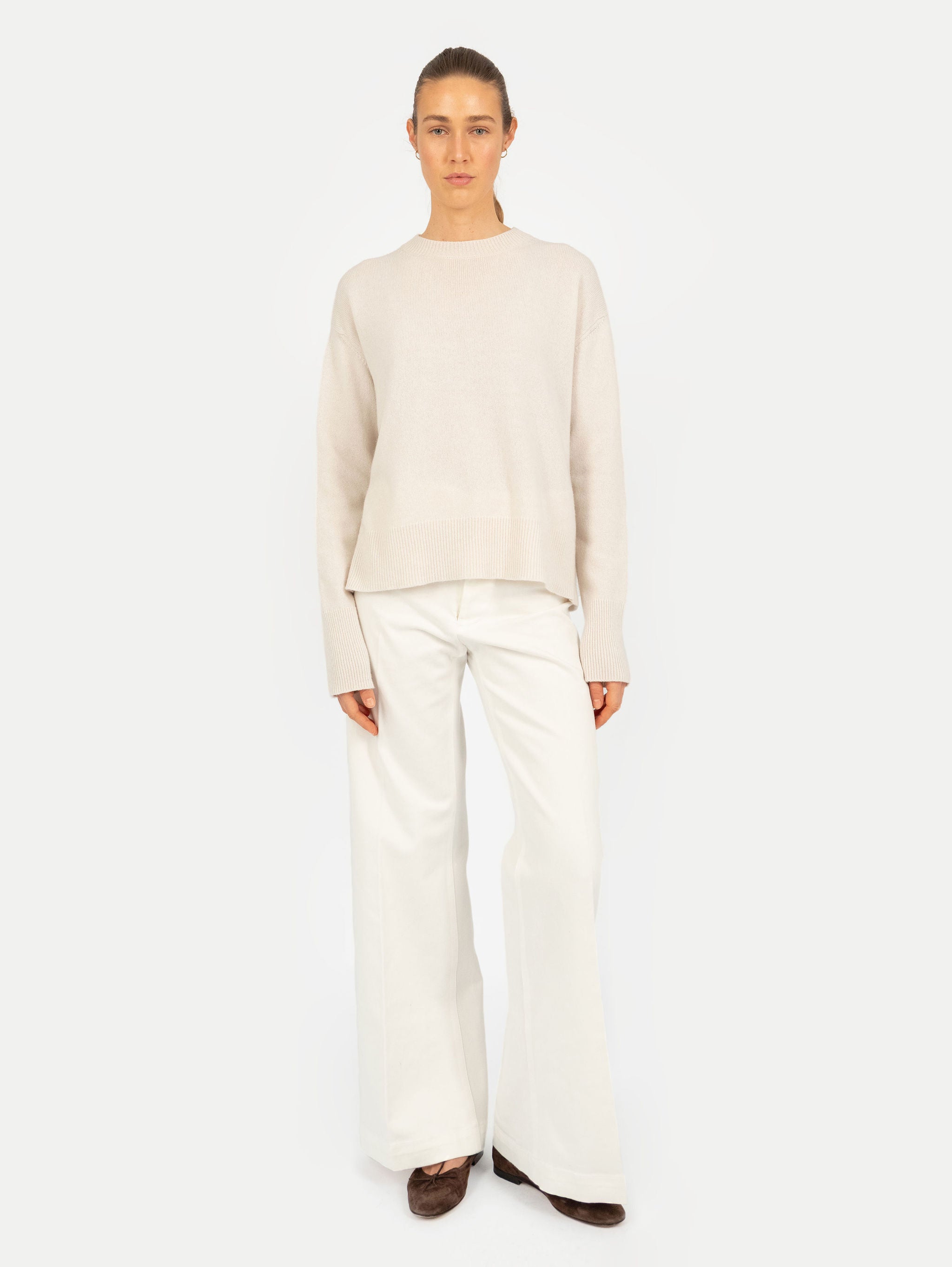 CLEO SWEATER IN VANILLA