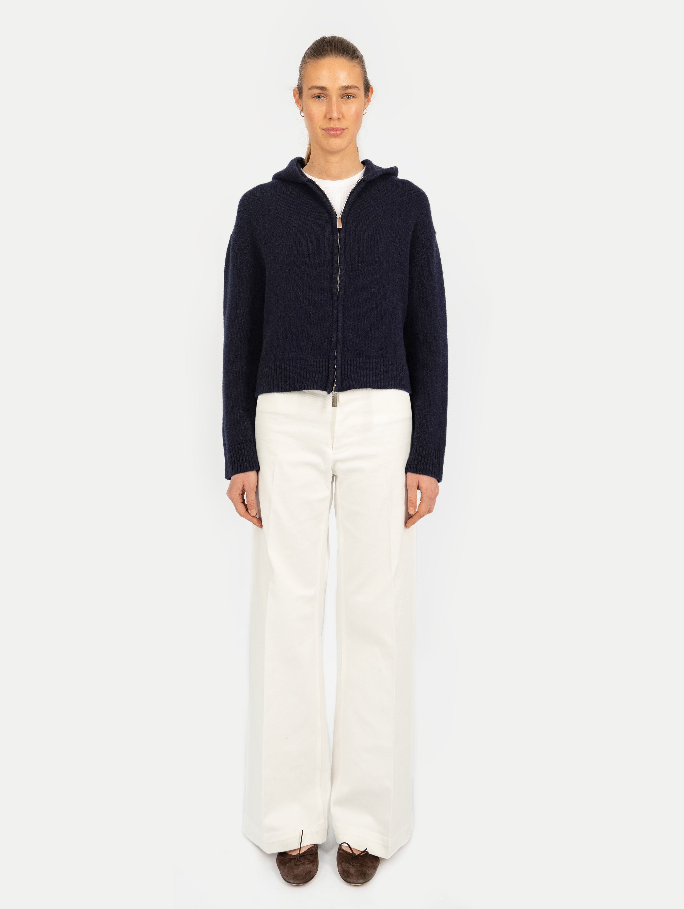 JO ZIP JACKET IN DEEP BLUE