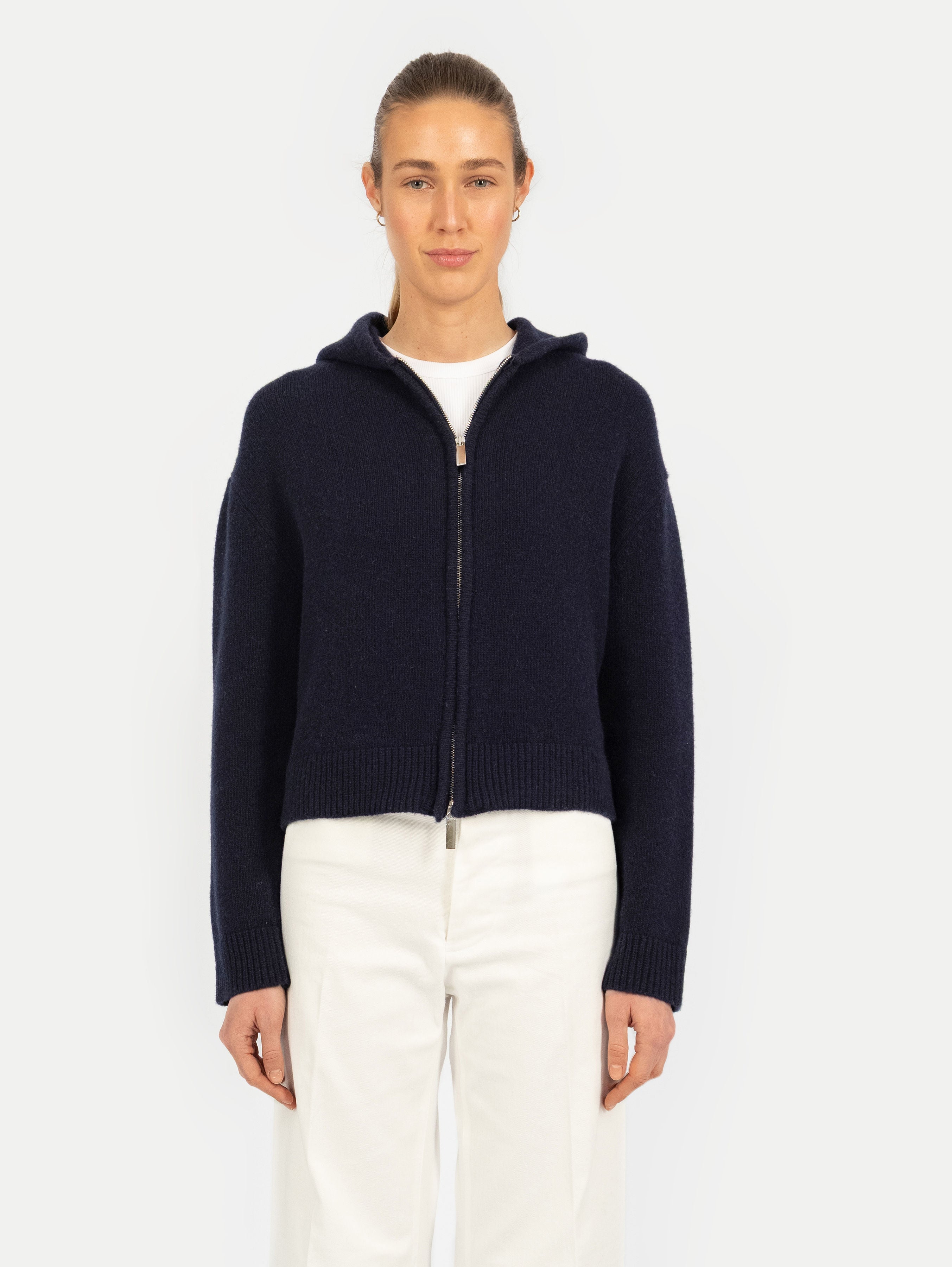 JO ZIP JACKET IN DEEP BLUE