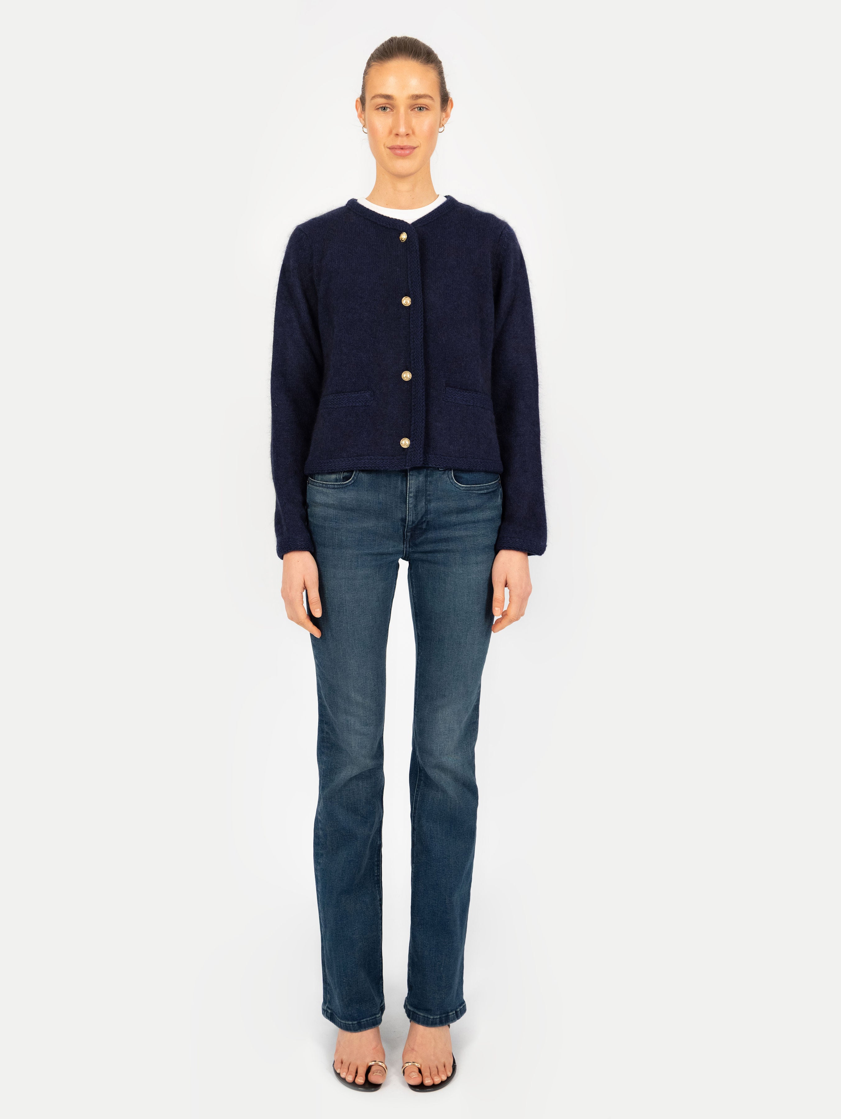 BLANCA JACKET IN DEEP BLUE