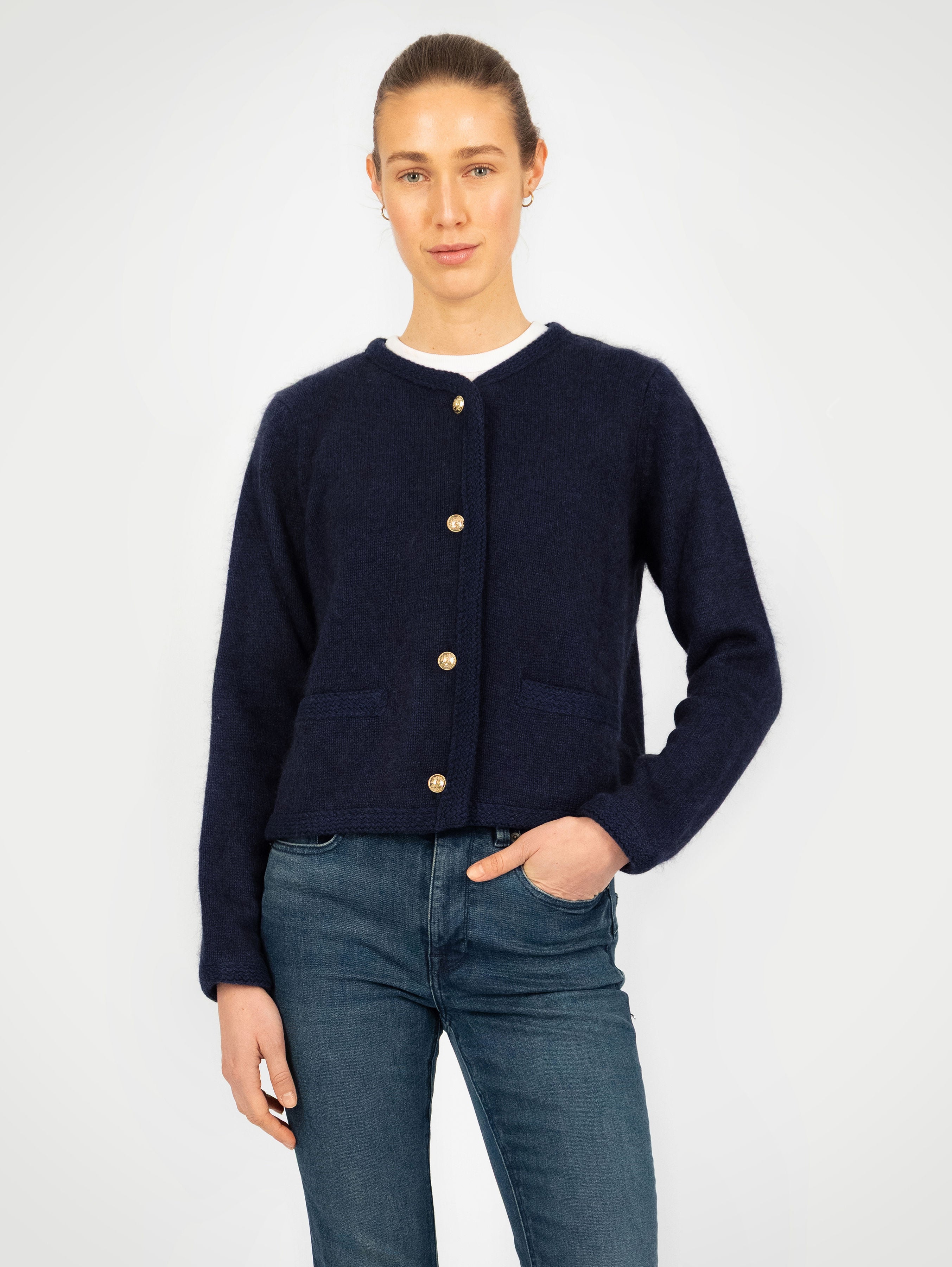 BLANCA JACKET IN DEEP BLUE