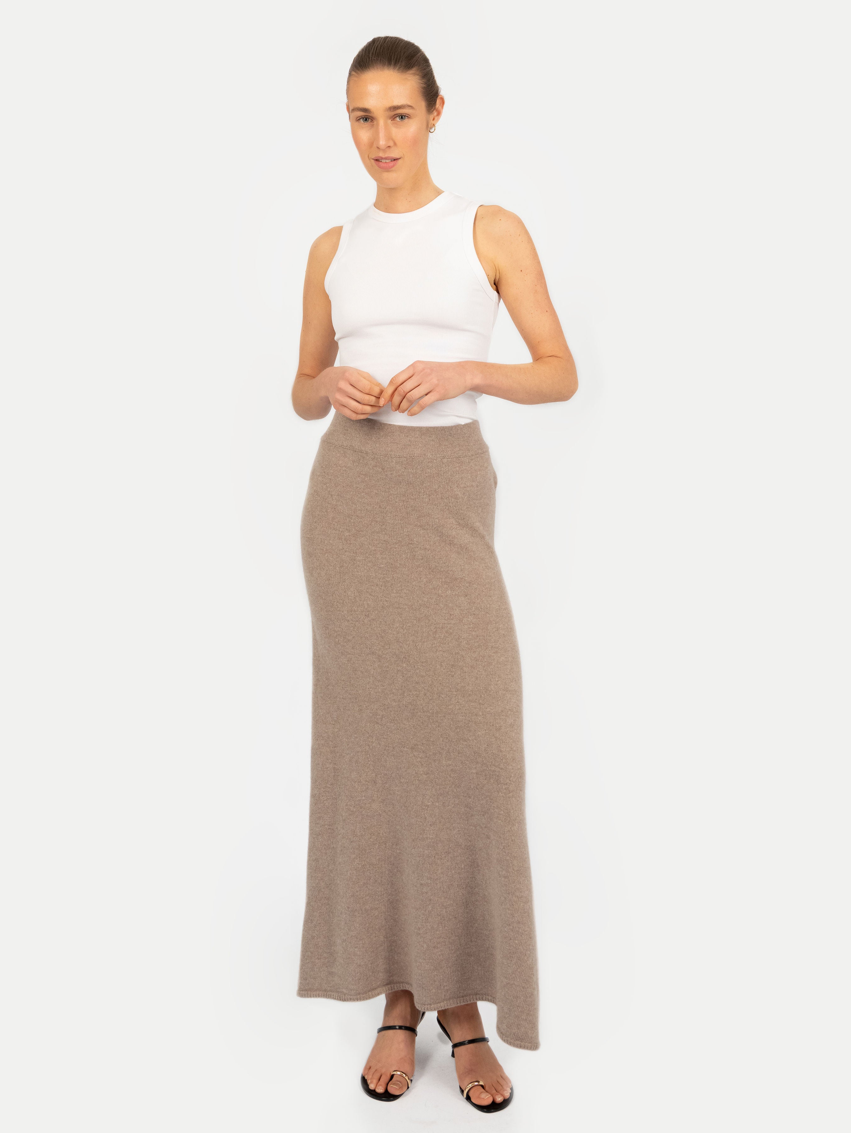 COSIMA SKIRT IN WOOD