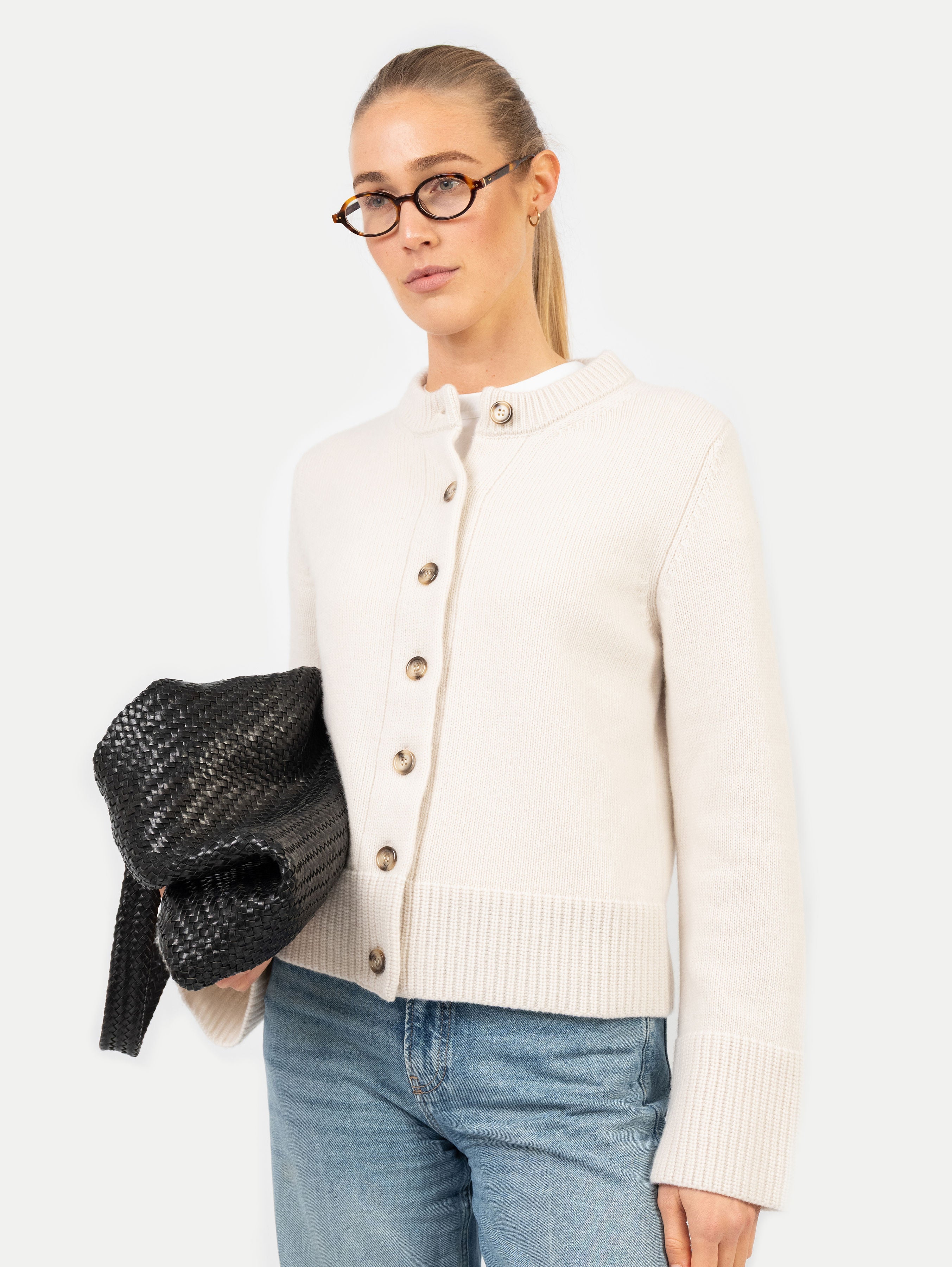 DOROTHEA CARDIGAN IN VANILLA