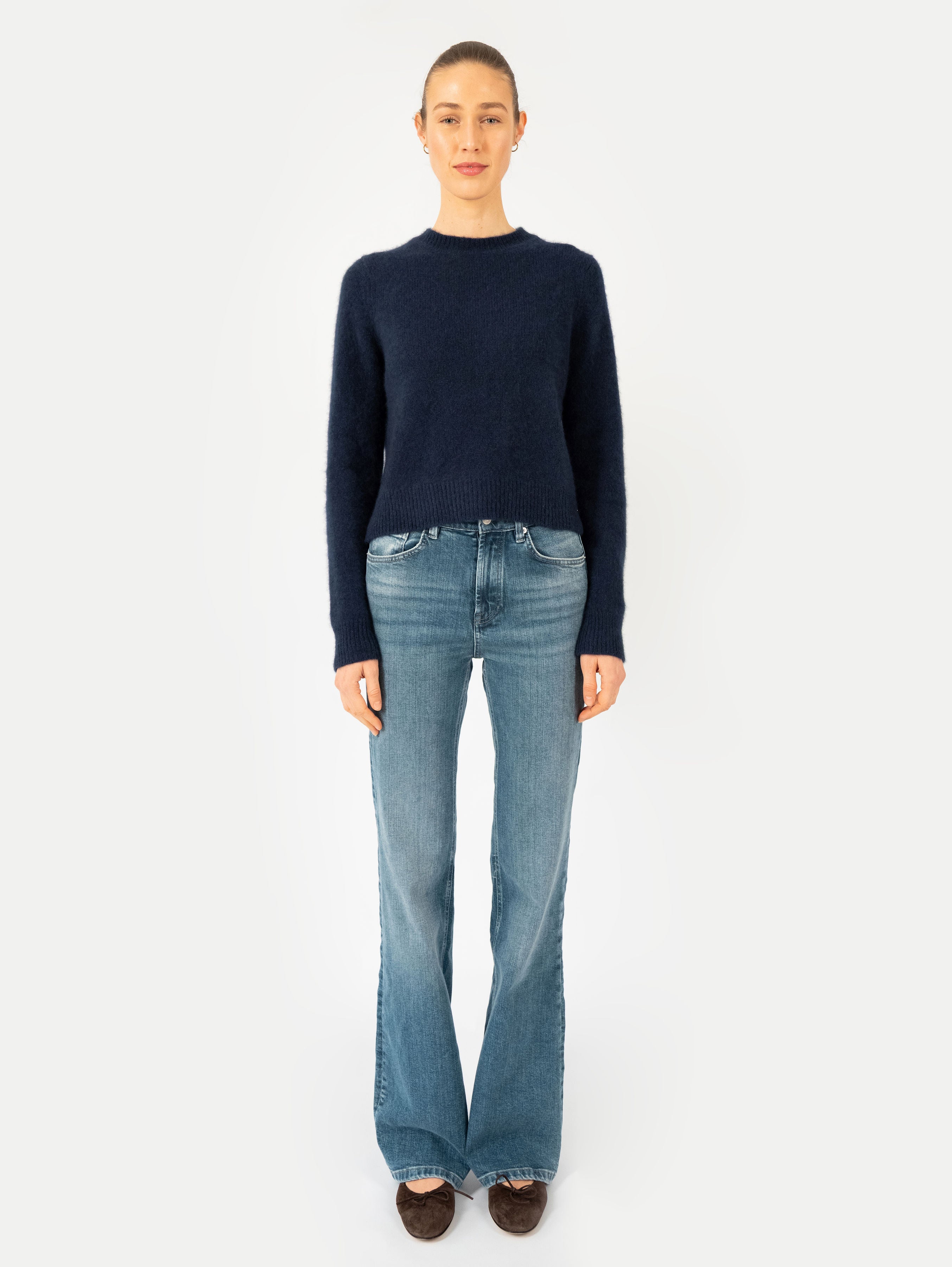 TESSA SWEATER IN DEEP BLUE