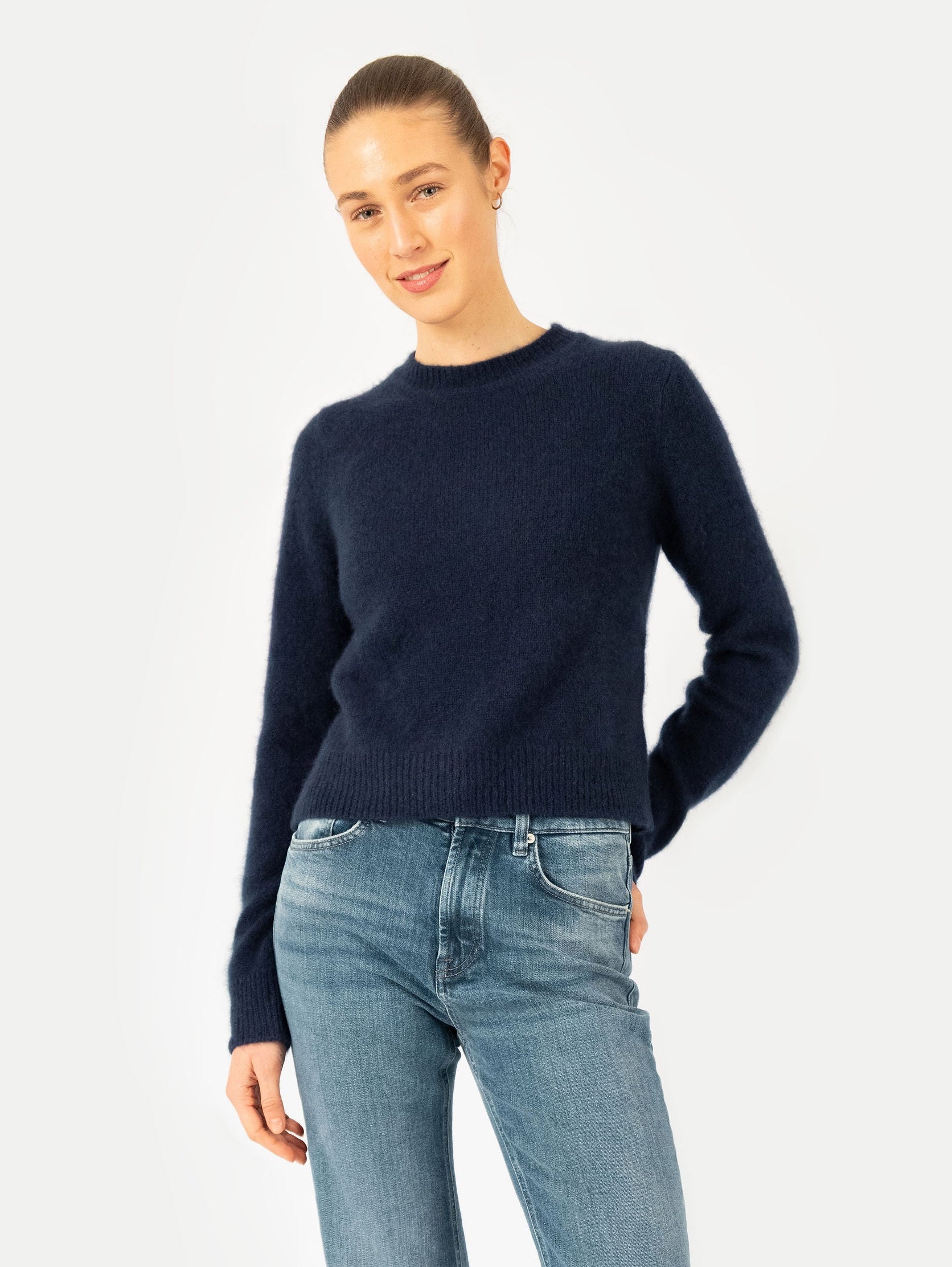 TESSA SWEATER IN DEEP BLUE