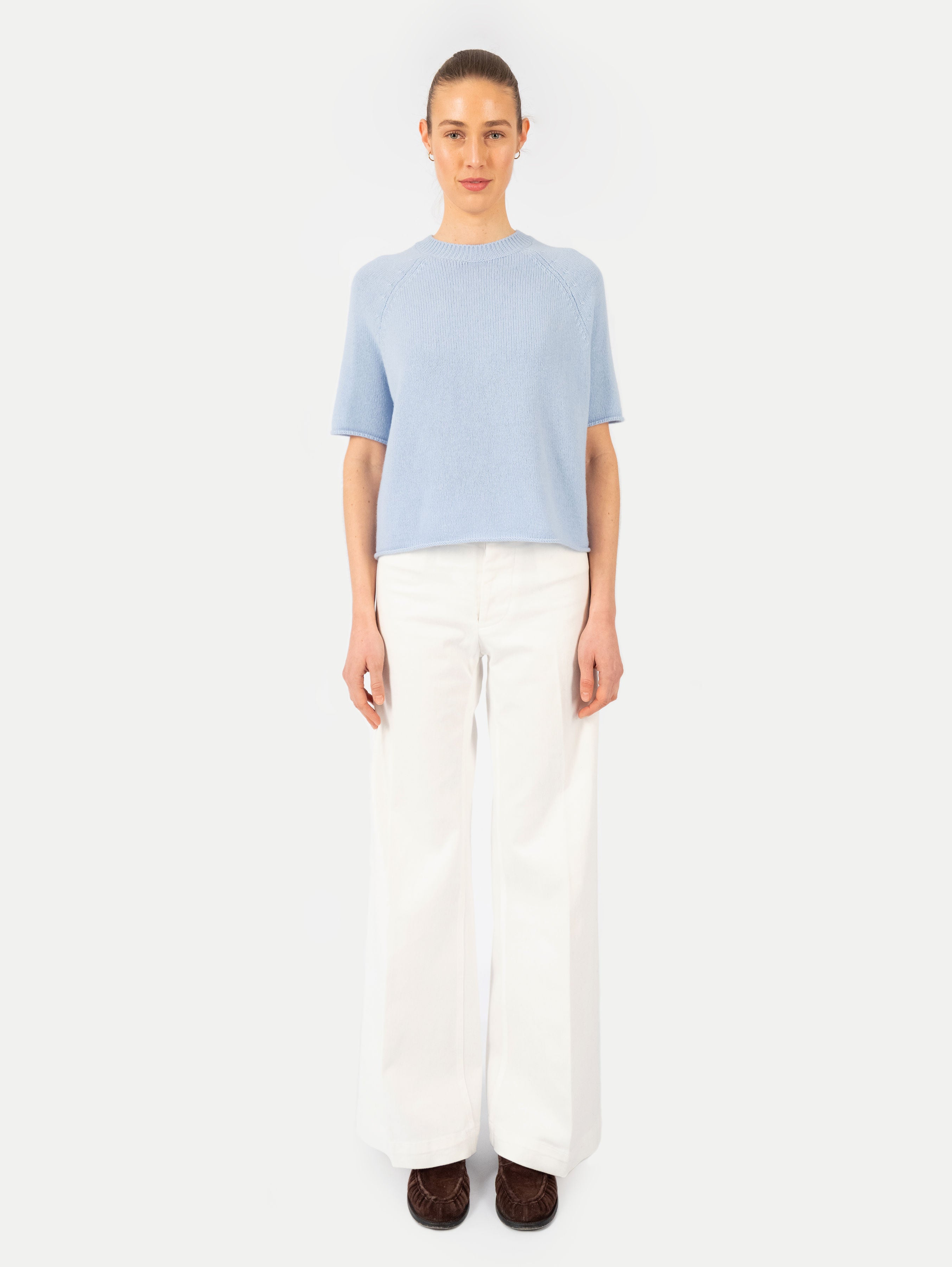 GRETA SWEATER IN SKY