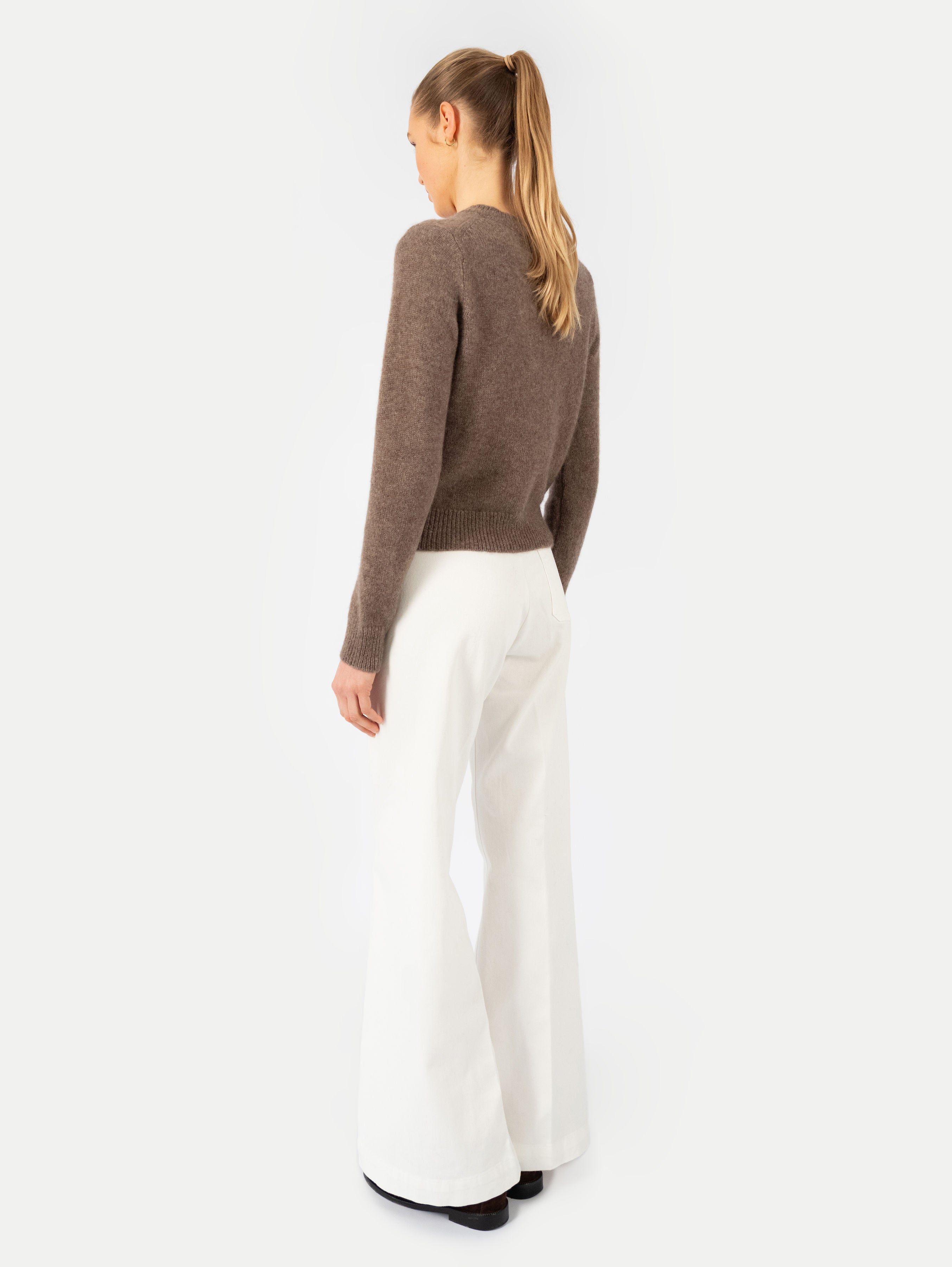 TESSA SWEATER IN HAZELNUT