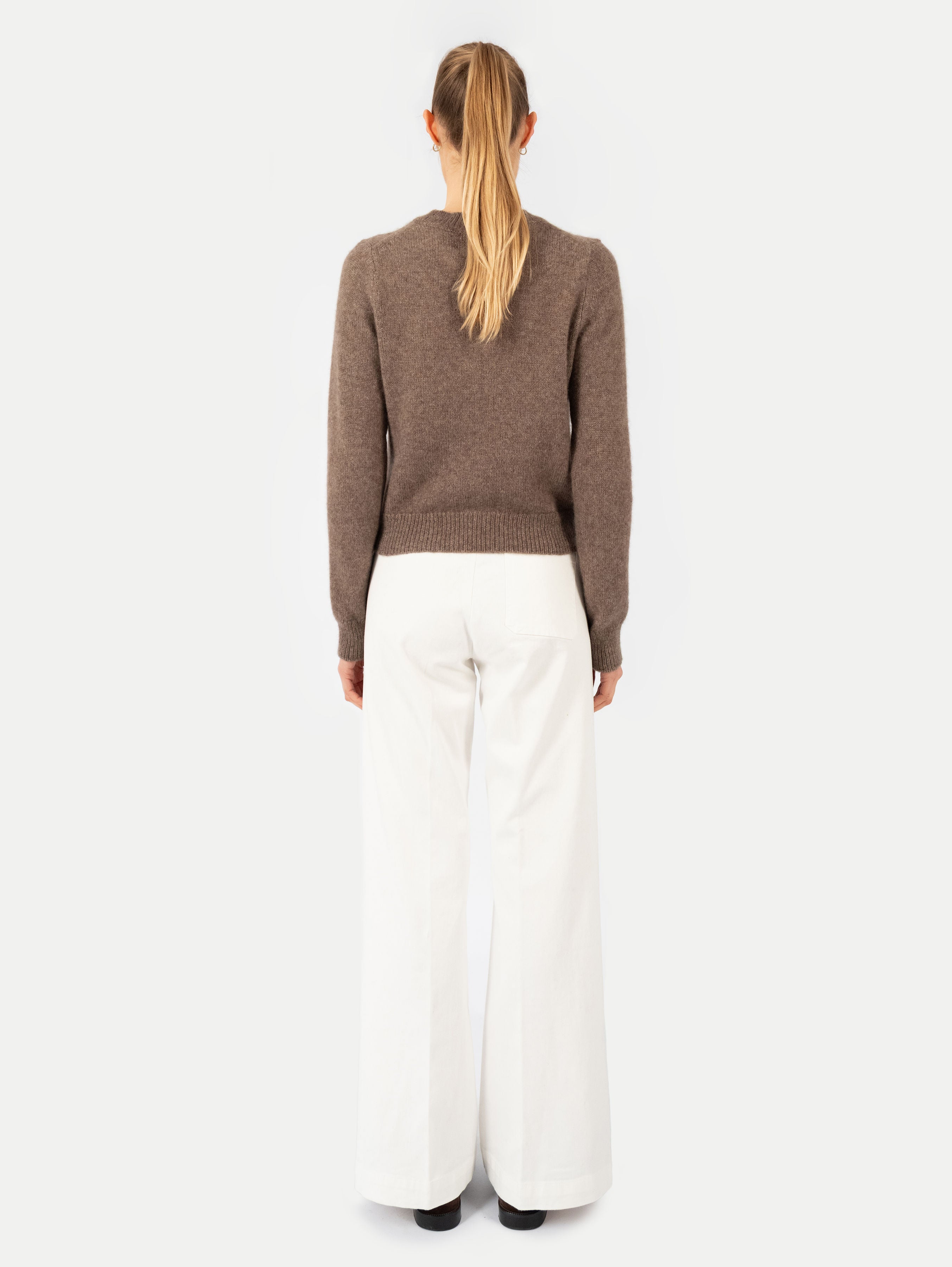 TESSA SWEATER IN HAZELNUT