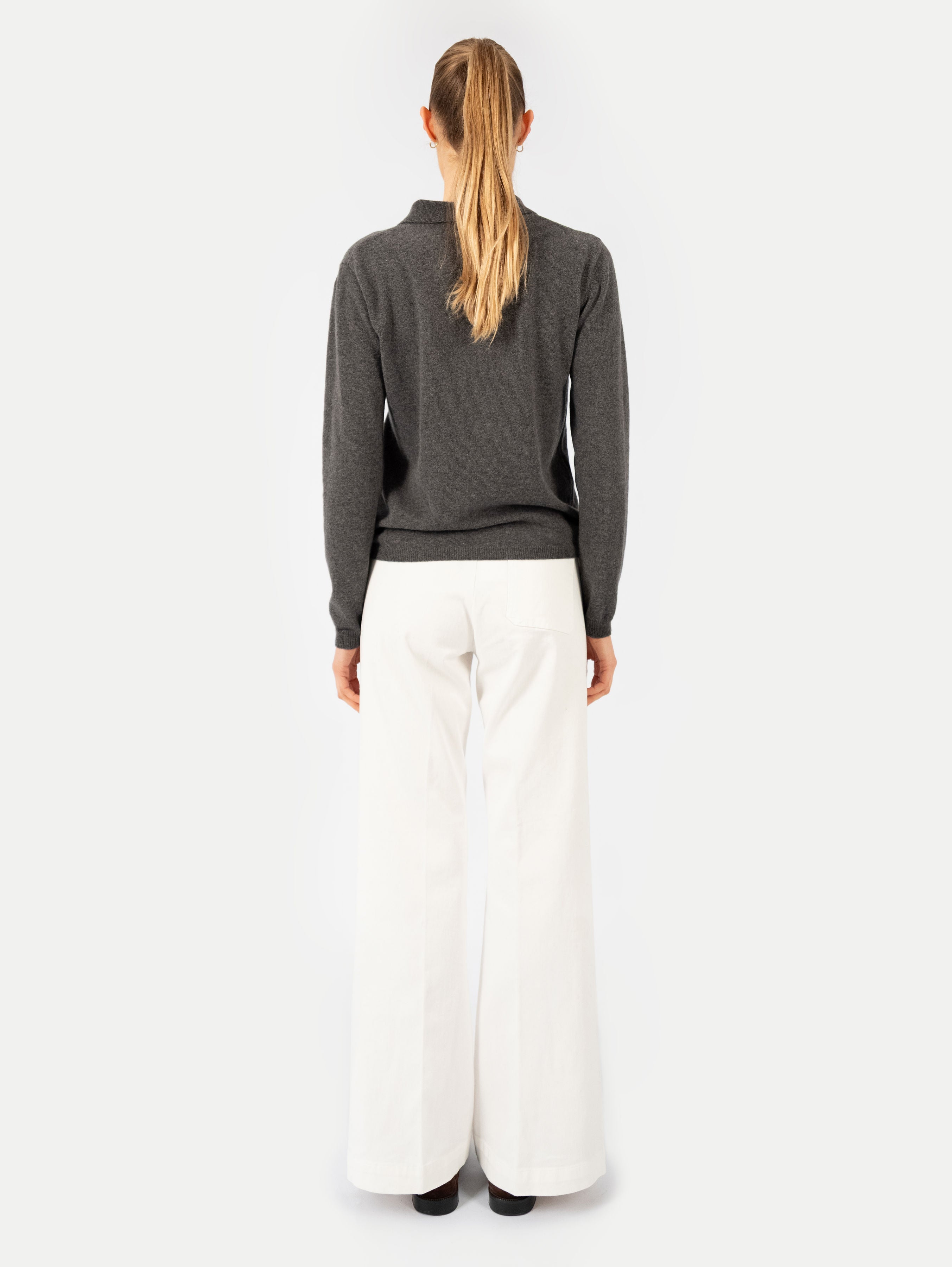 ROBIN POLO IN ANTHRAZIT