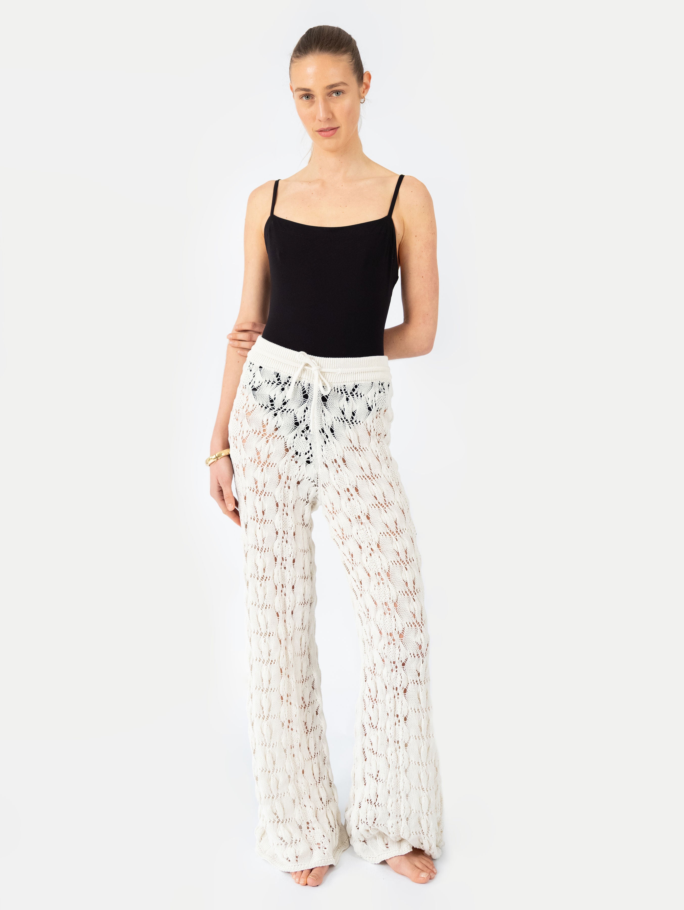 EMILY PANTS IN BLOND WOOD