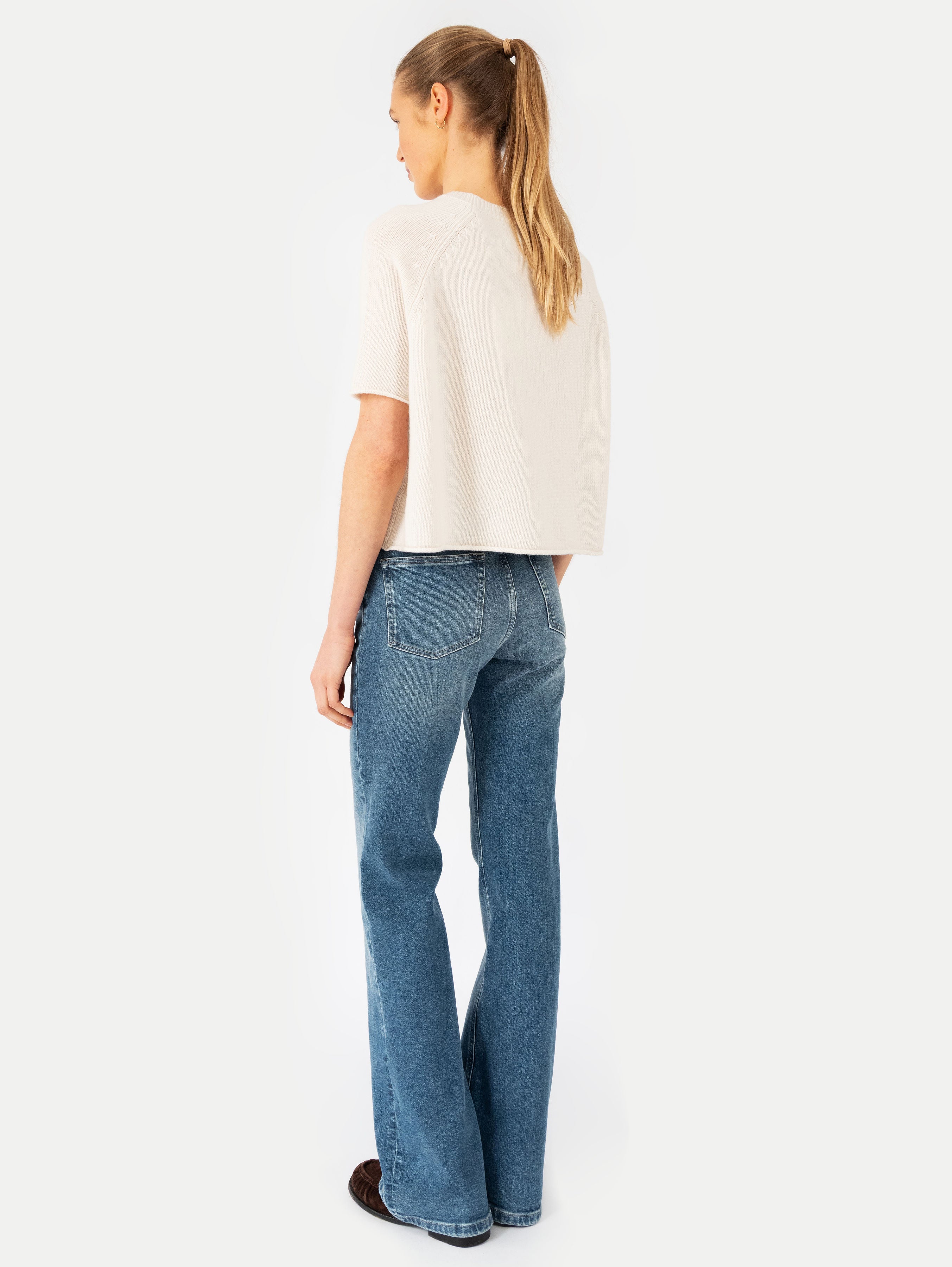 GRETA SWEATER IN VANILLA