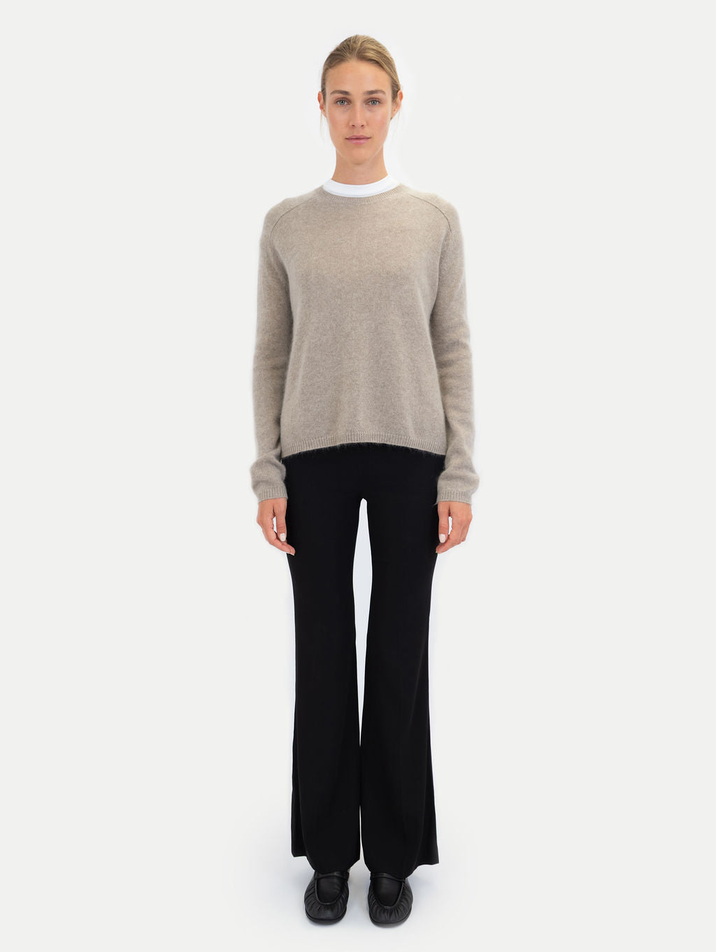 THEA SWEATER IN ALMOND POWDER