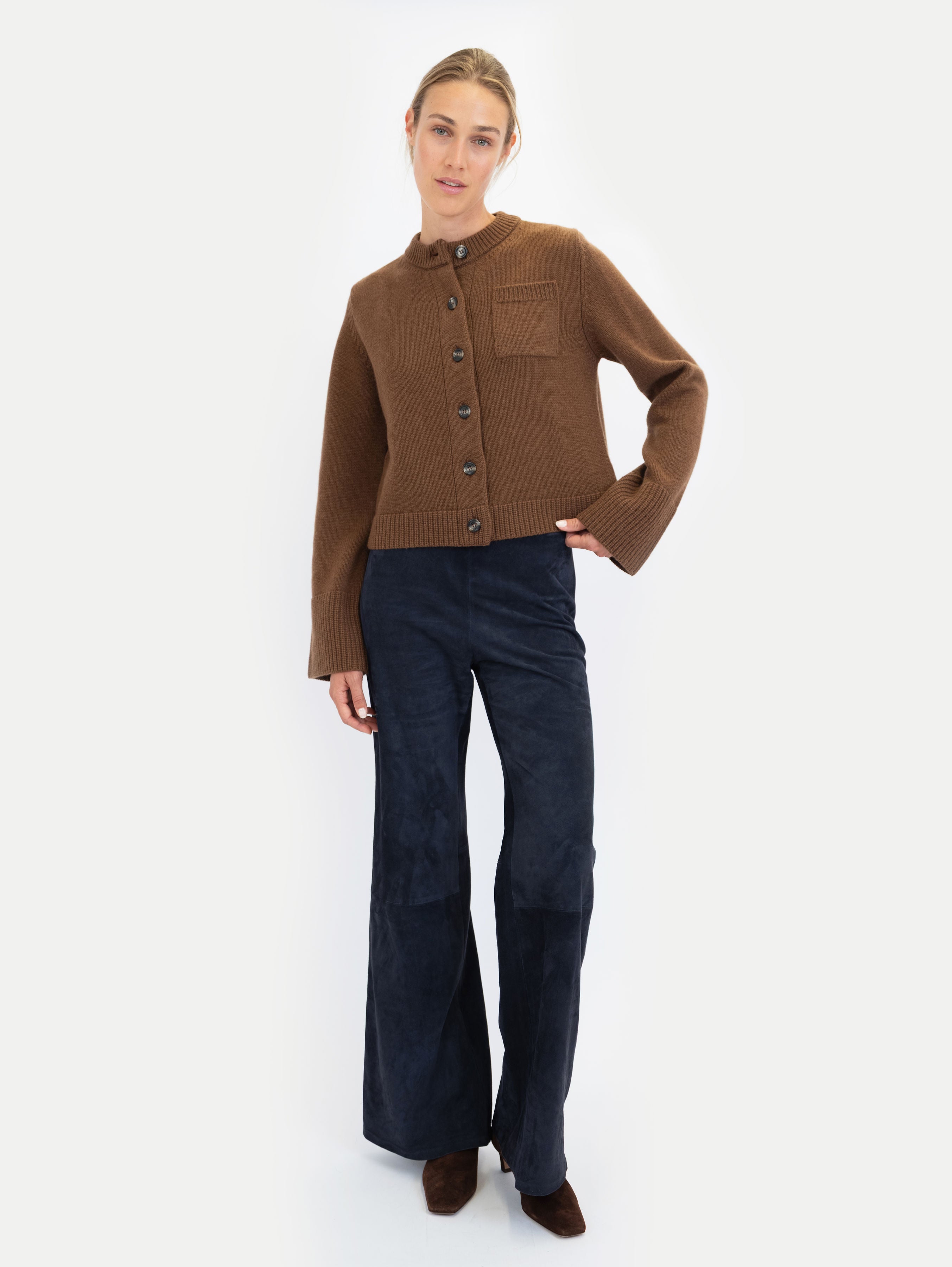 LILLY CARDIGAN IN MOCCA