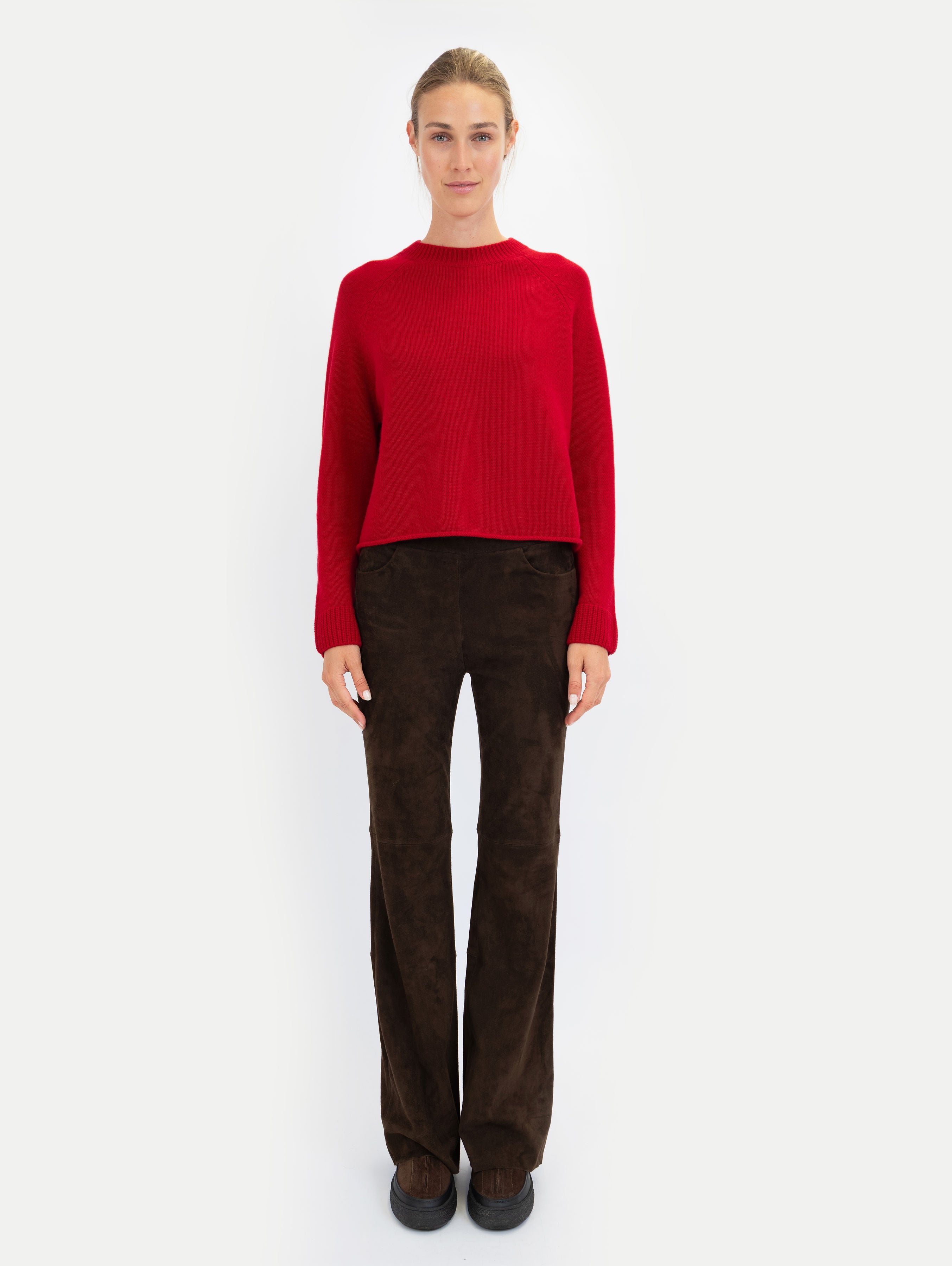 GINA SWEATER IN HOT DATE