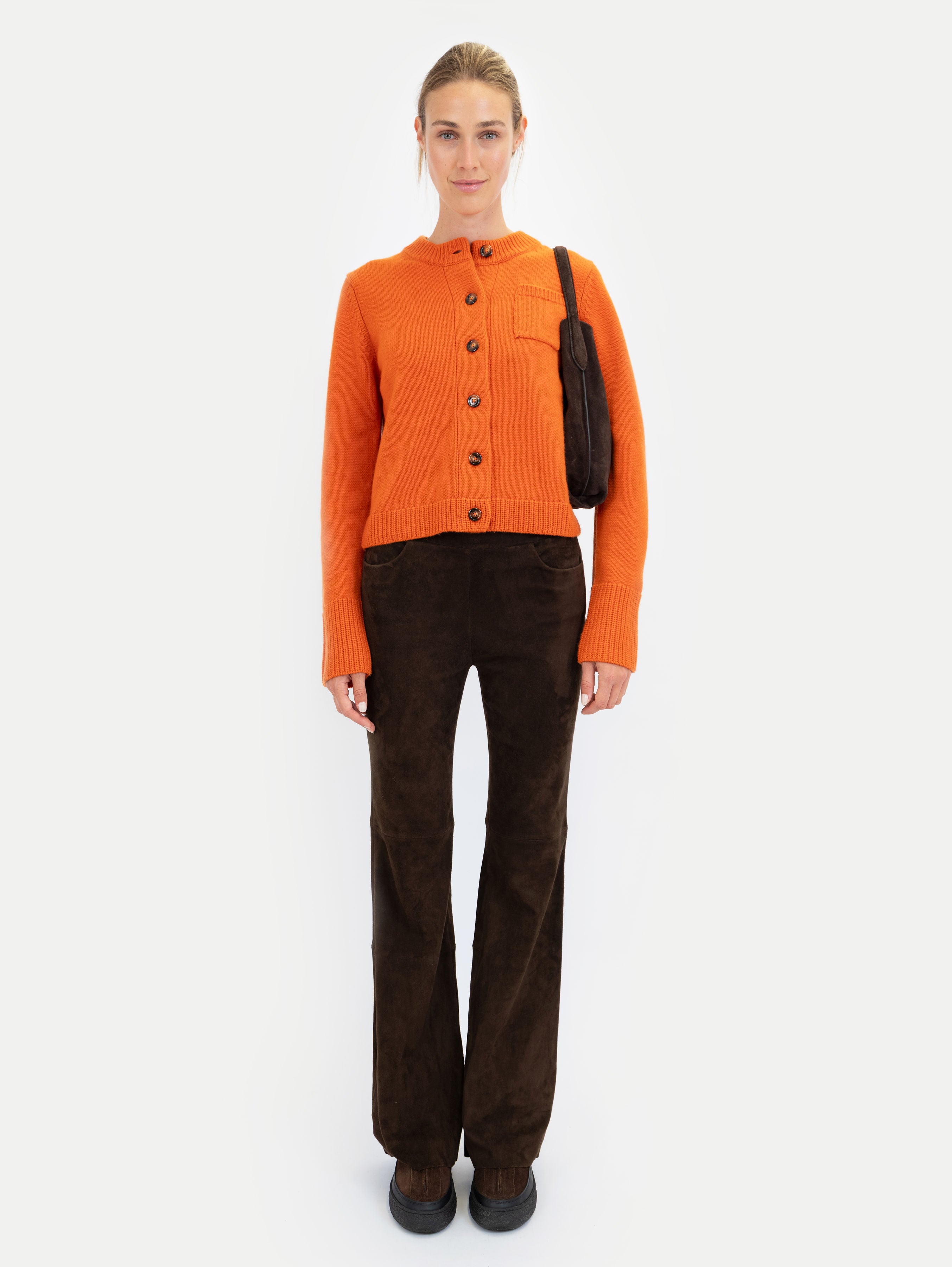 LILLY CARDIGAN IN ORANGE