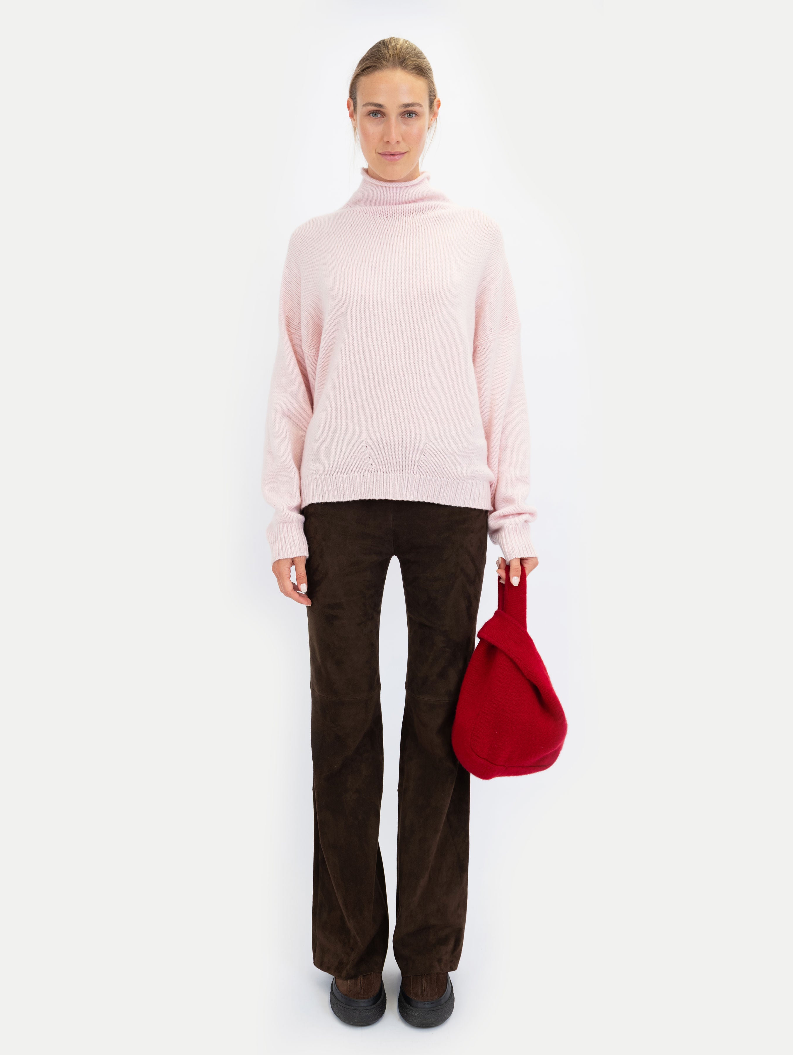 KATY SWEATER IN POWDER KISS