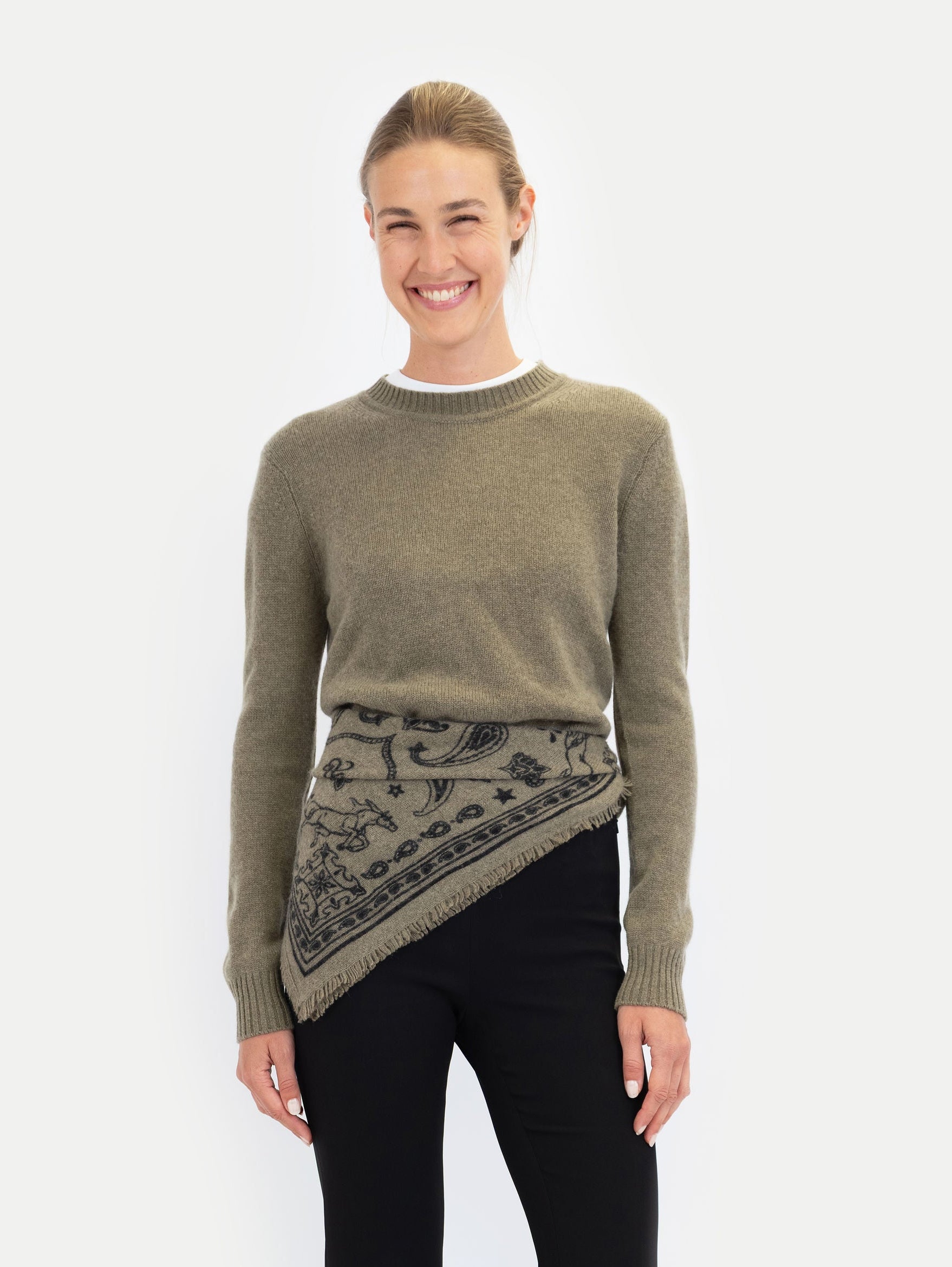 TESSA SWEATER CASHMERE IN BREEN