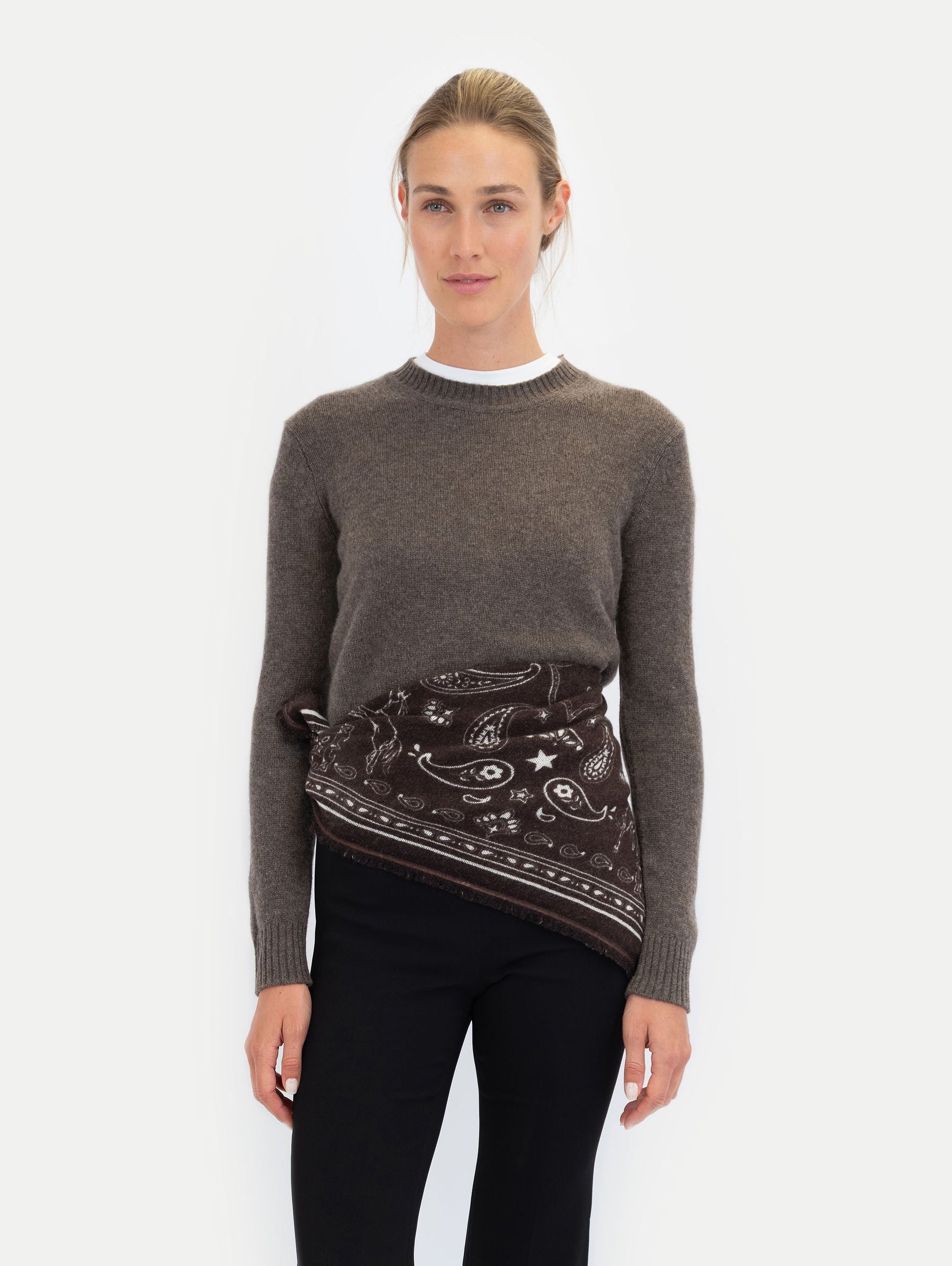 TESSA SWEATER CASHMERE IN SOFT NOUGAT