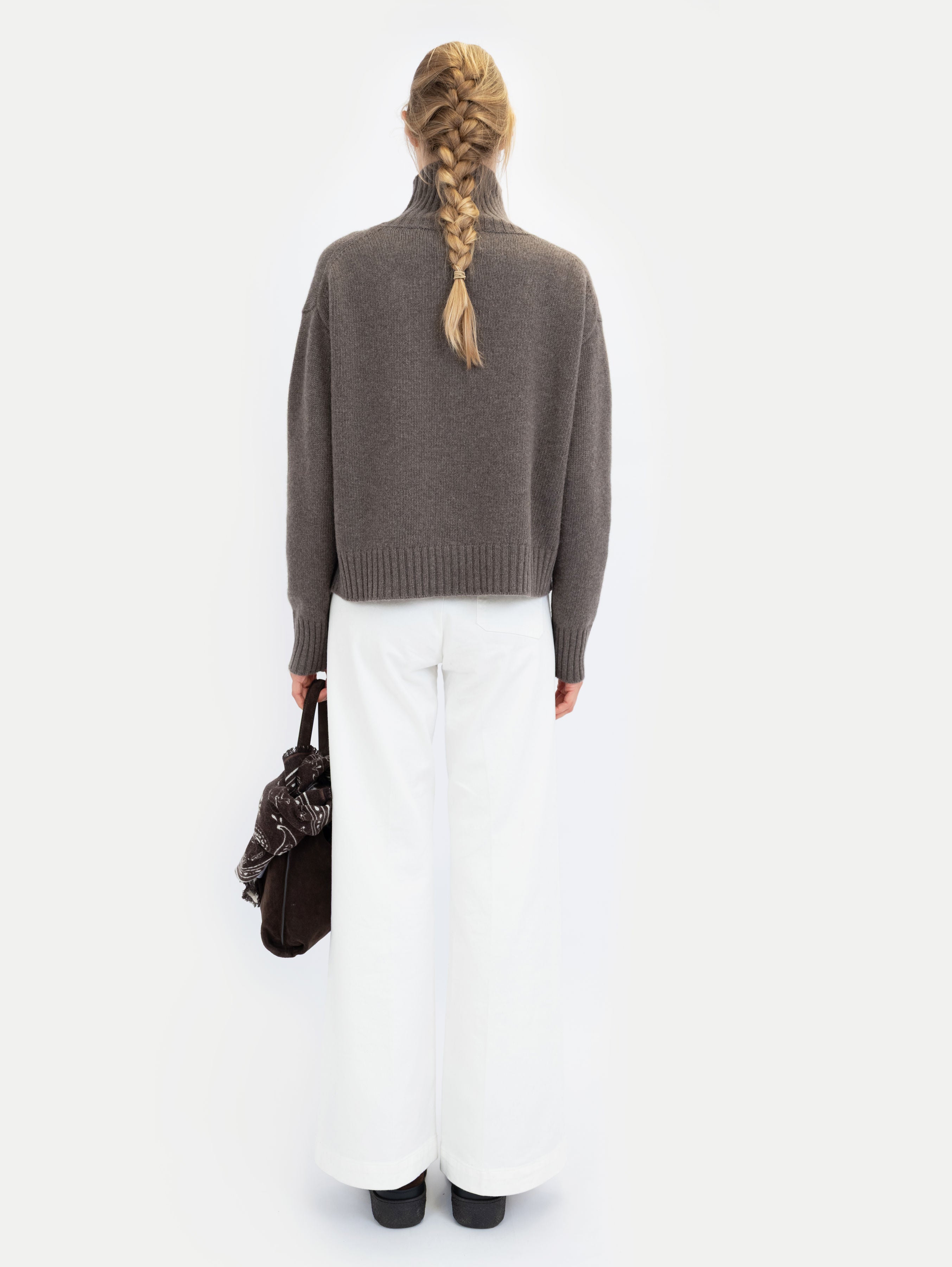 EMMA SWEATER IN NOUGAT