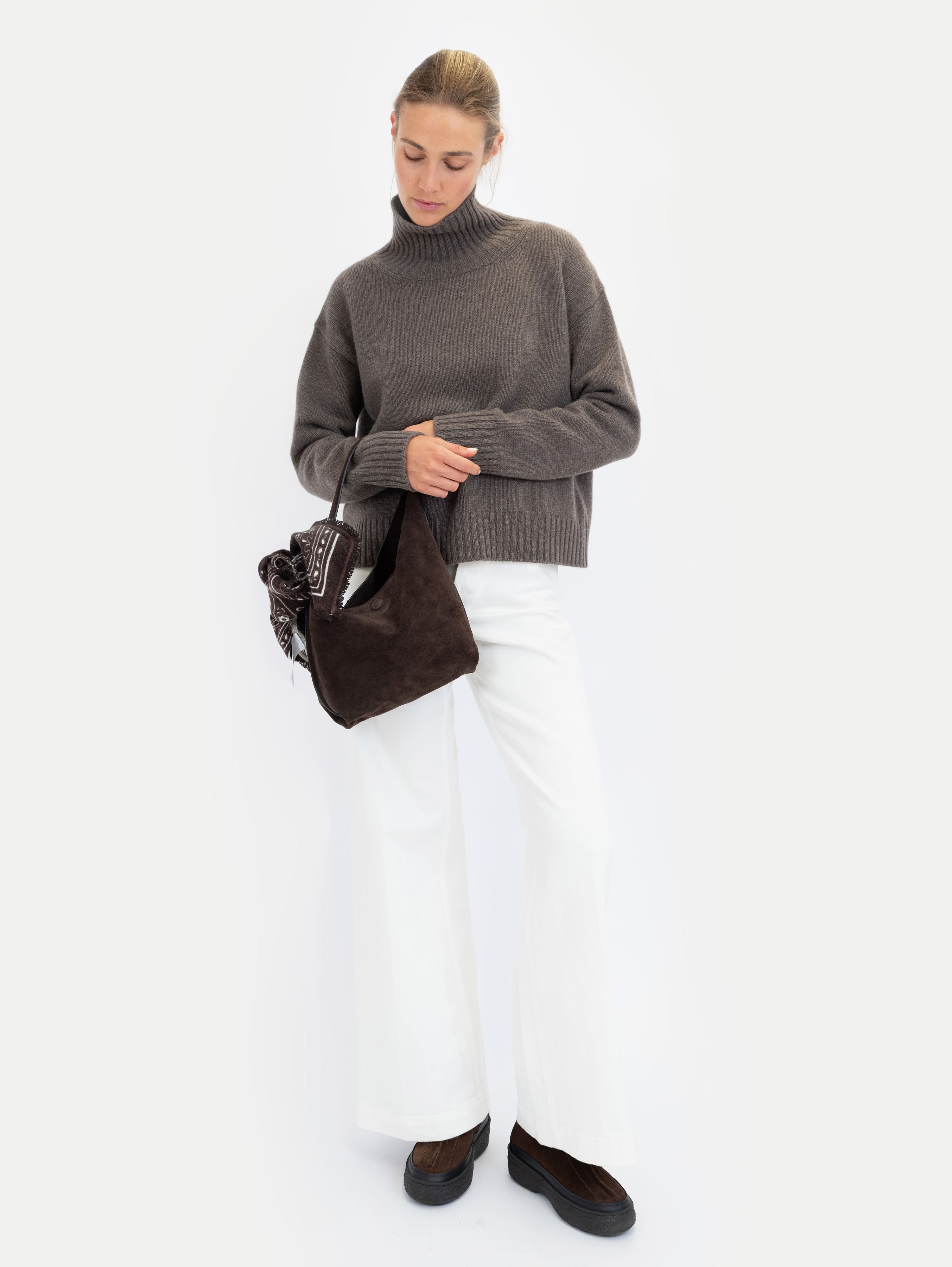 EMMA SWEATER IN NOUGAT