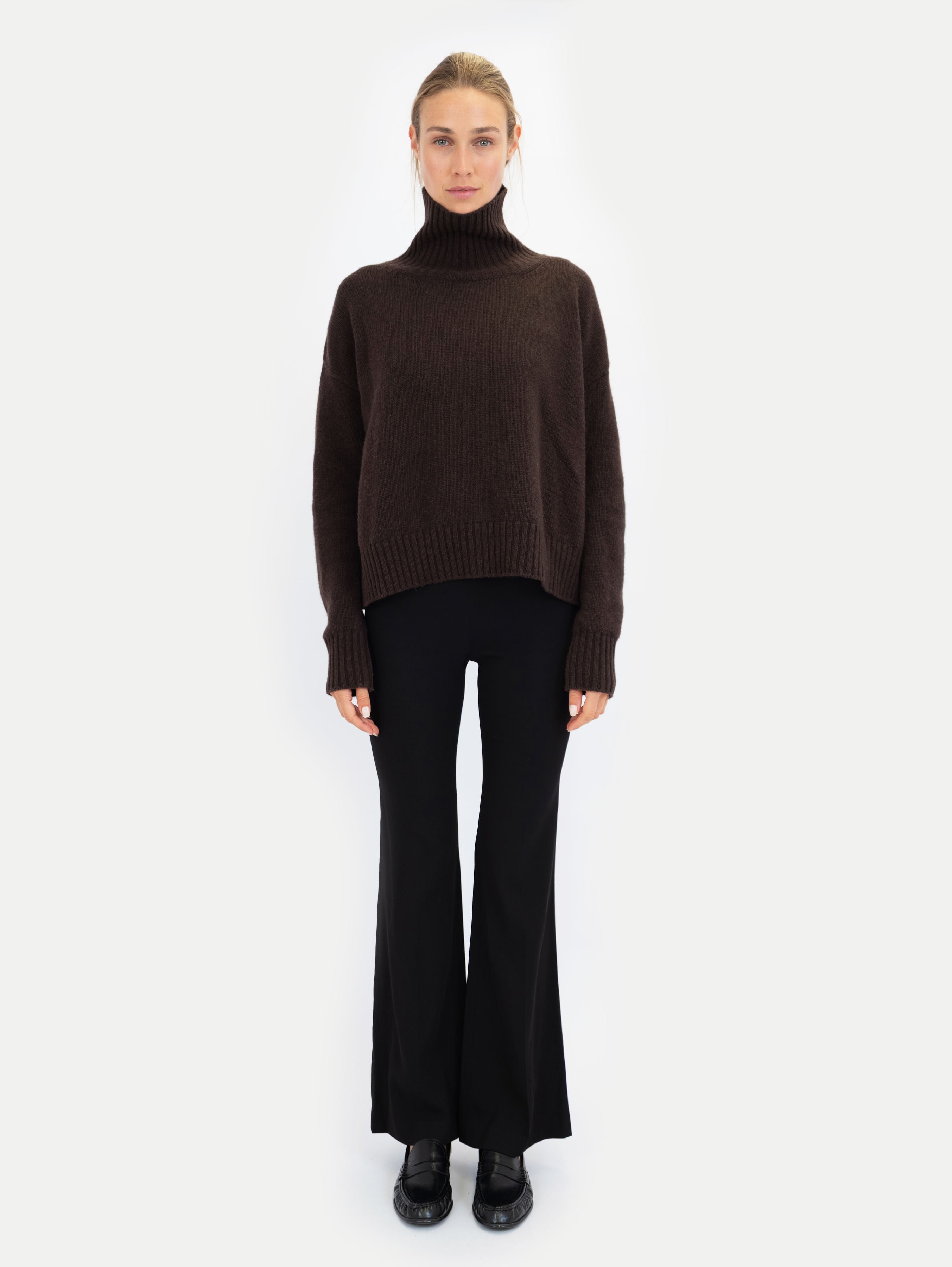 EMMA SWEATER IN ESPRESSO