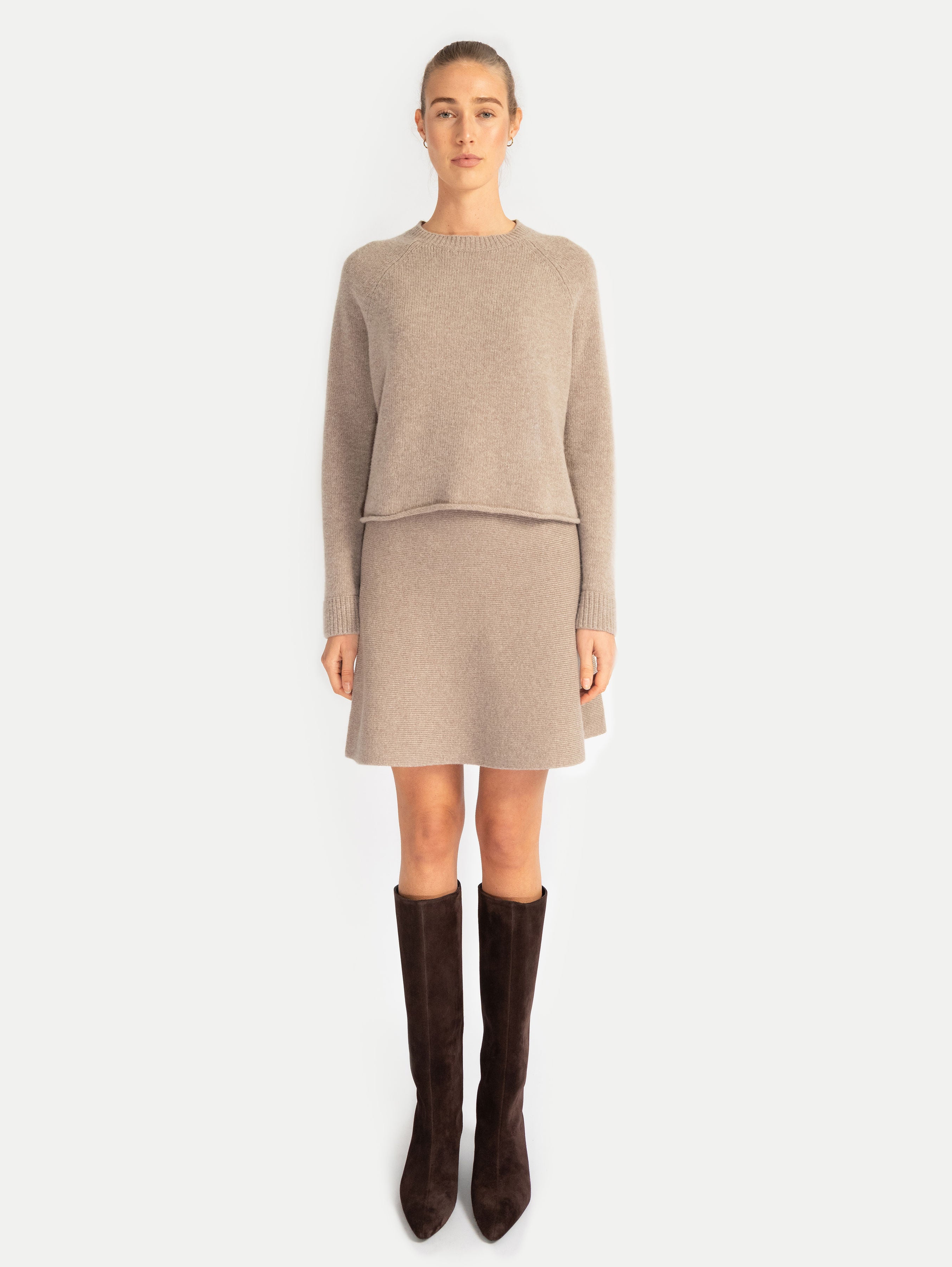 GIGI SKIRT IN WOOD