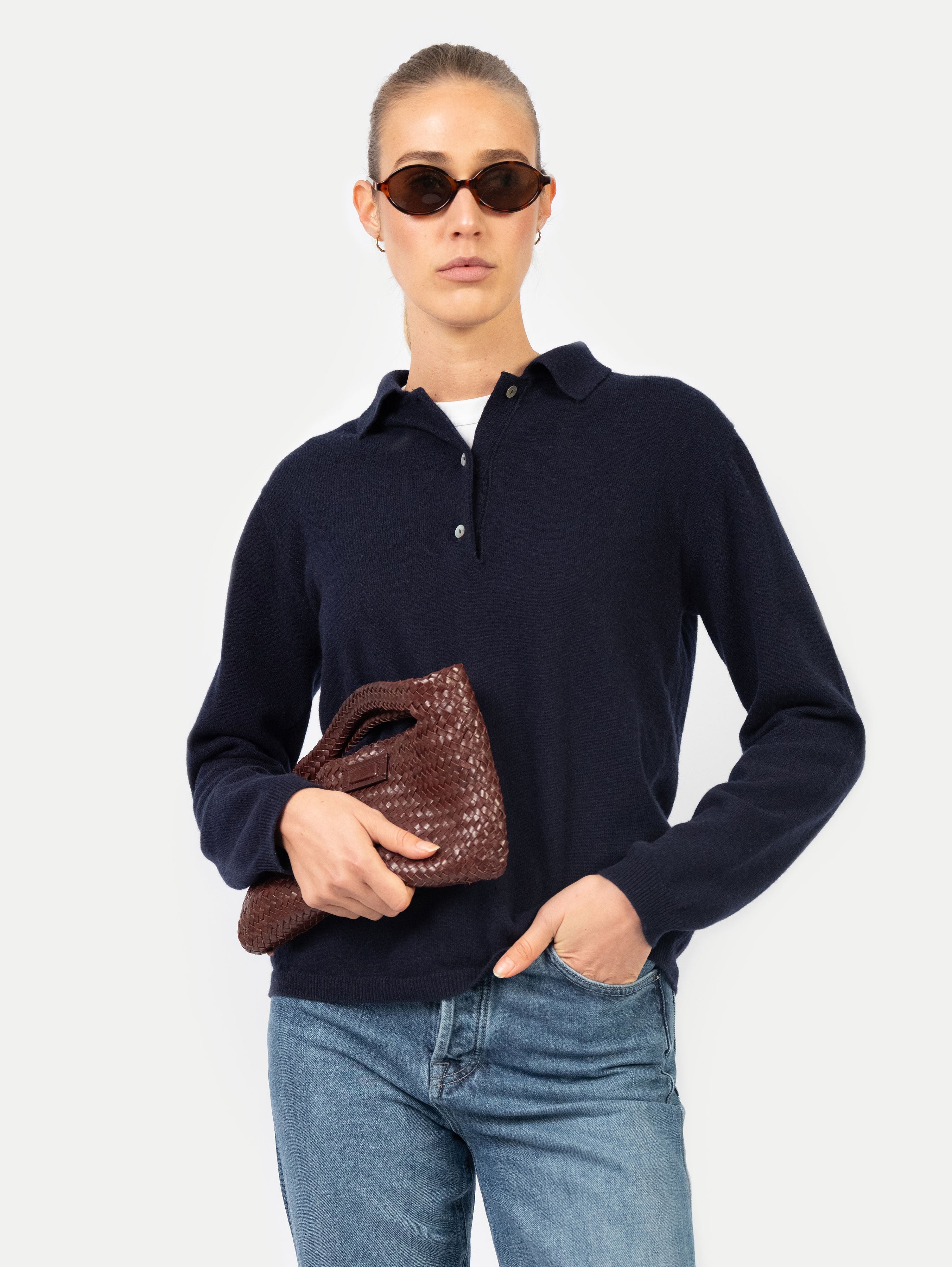 ROBIN POLO IN DEEP BLUE