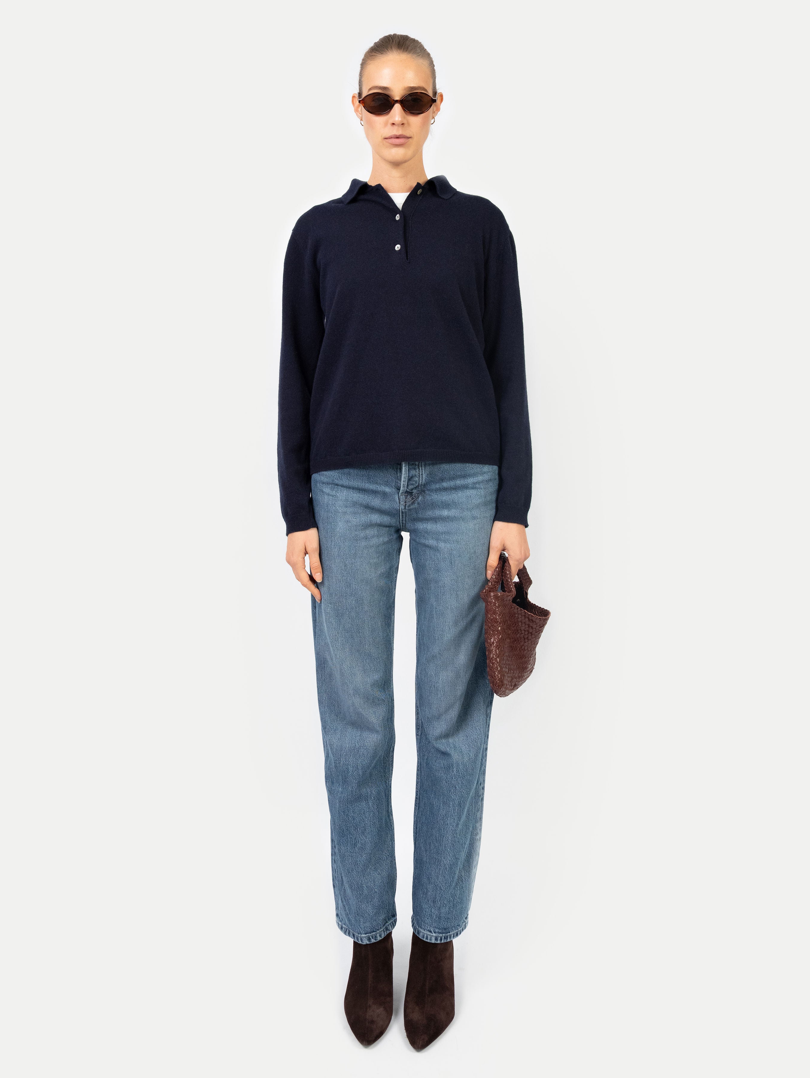 ROBIN POLO IN DEEP BLUE