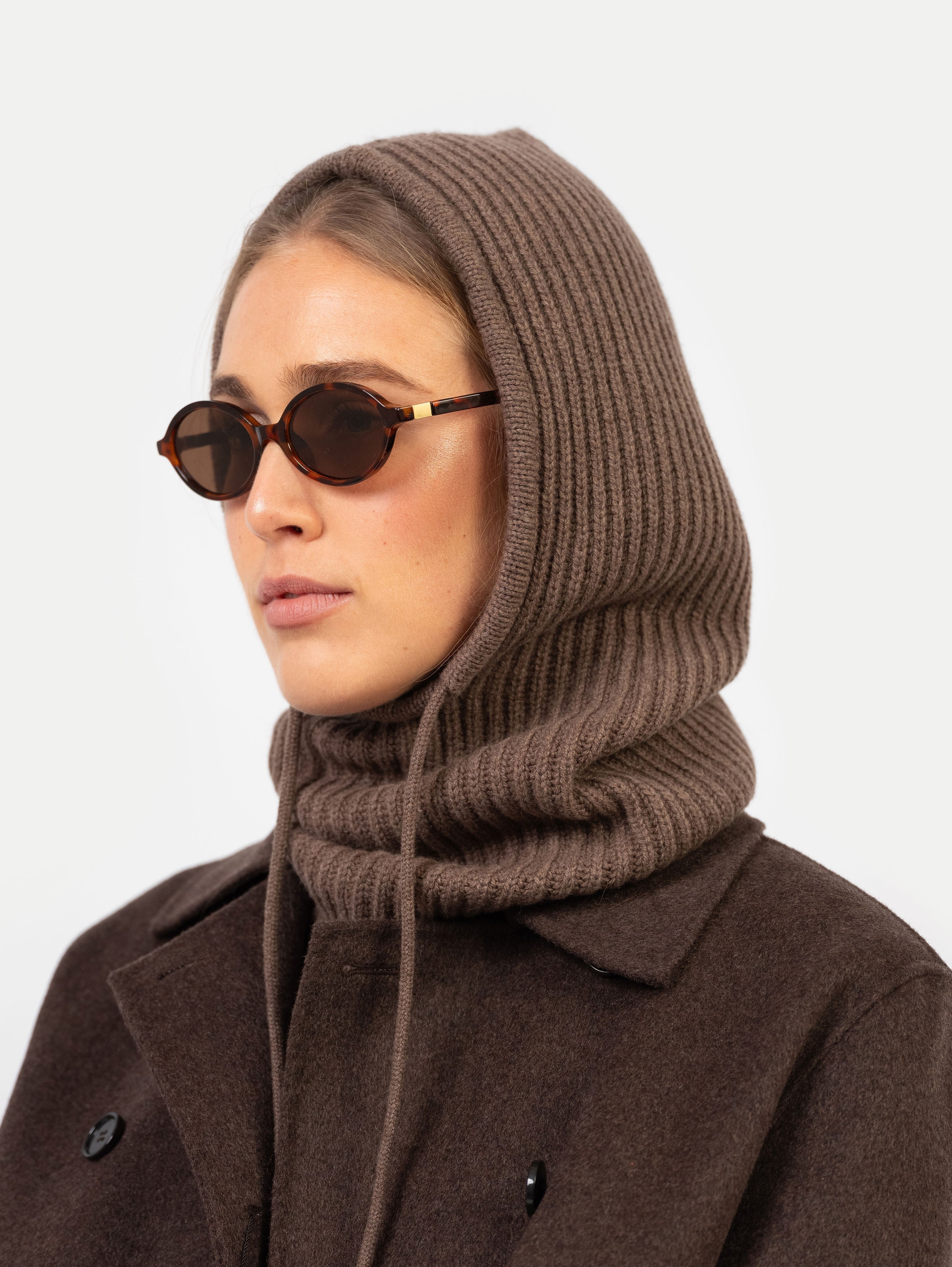 LUCA BALACLAVA IN DARK NOUGAT