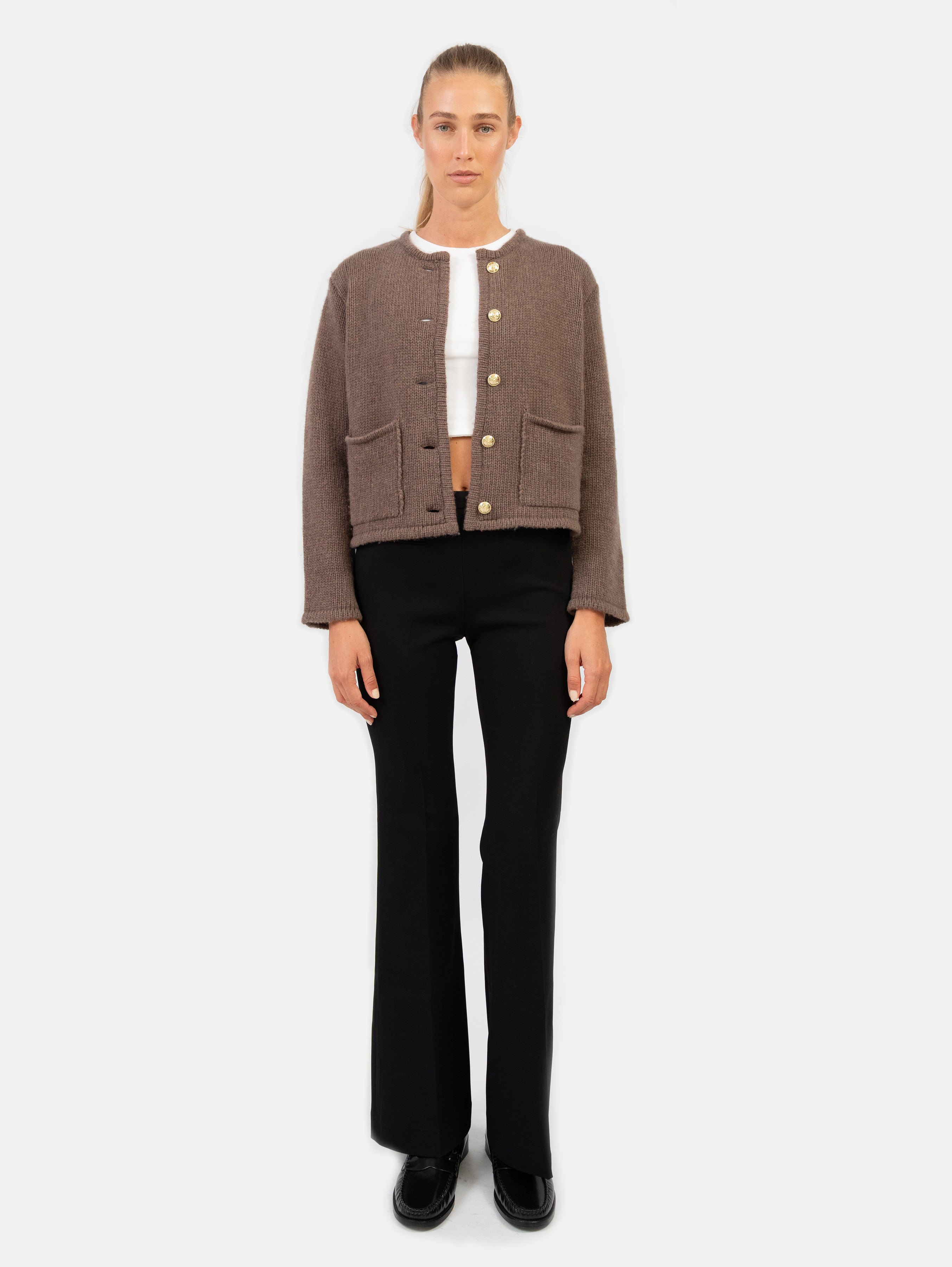 PATRICIA JACKET 3.0 IN DARK NOUGAT
