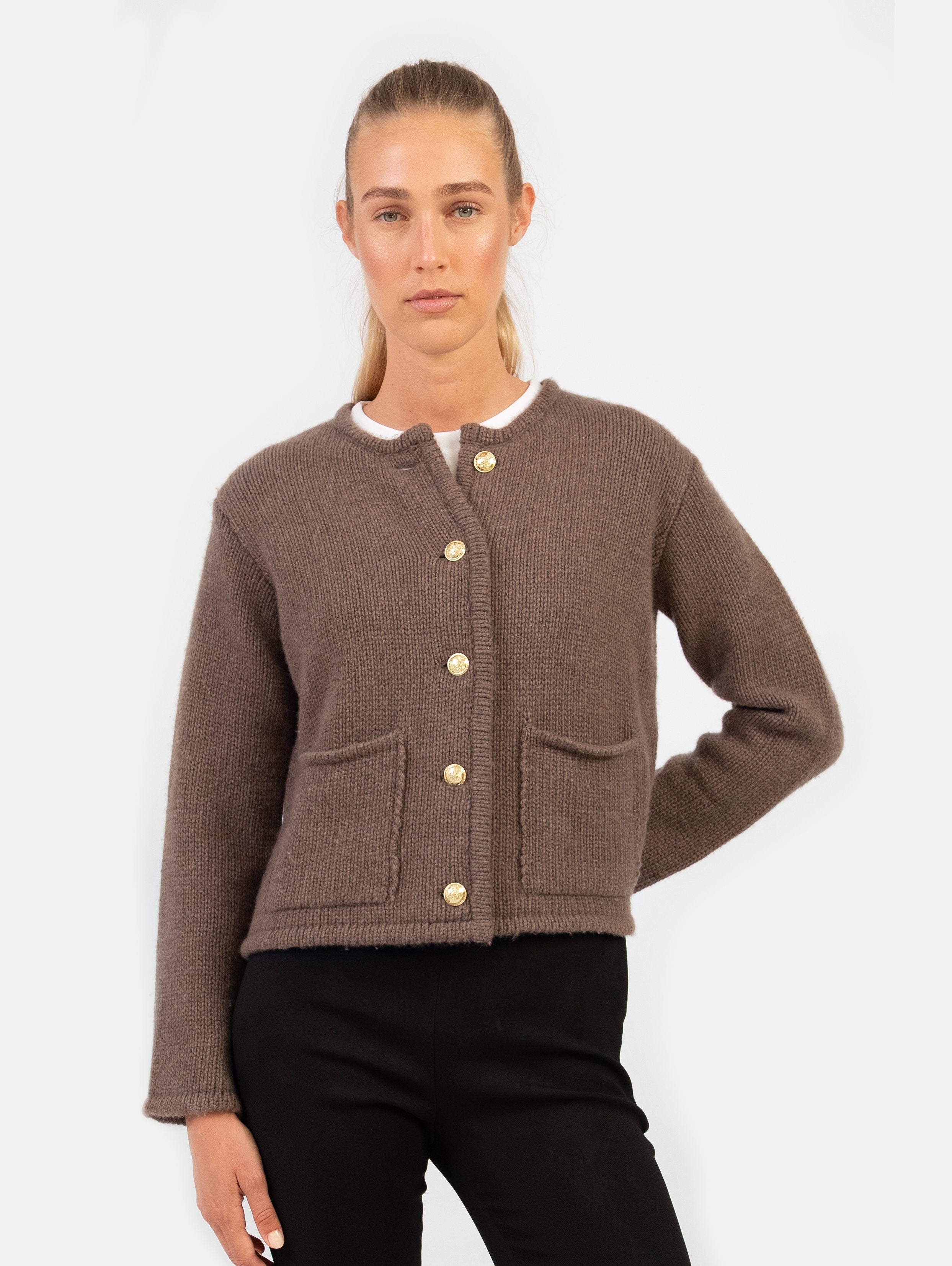 PATRICIA JACKET 3.0 IN DARK NOUGAT