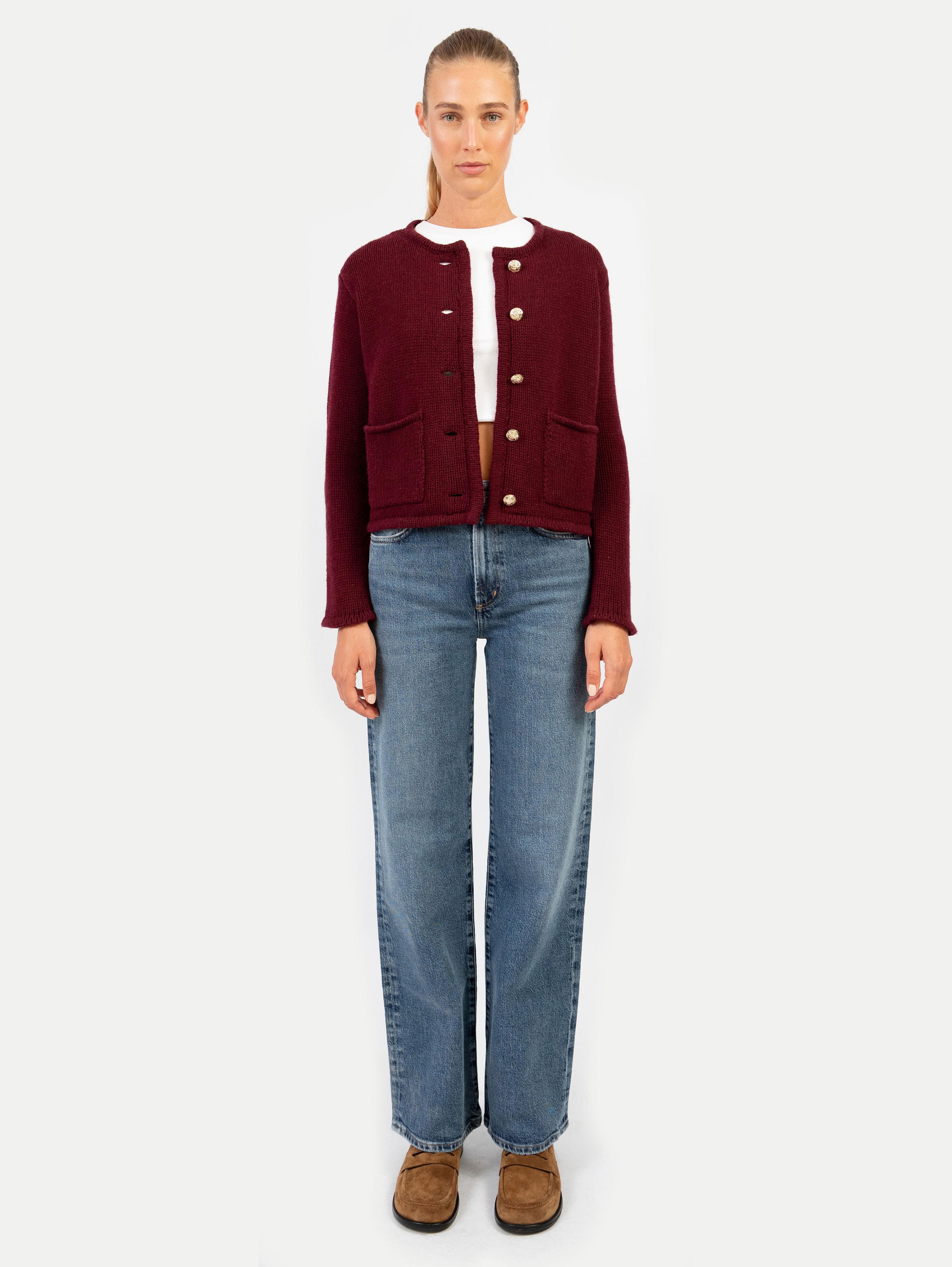 PATRICIA JACKET 3.0 IN DARK CHERRY