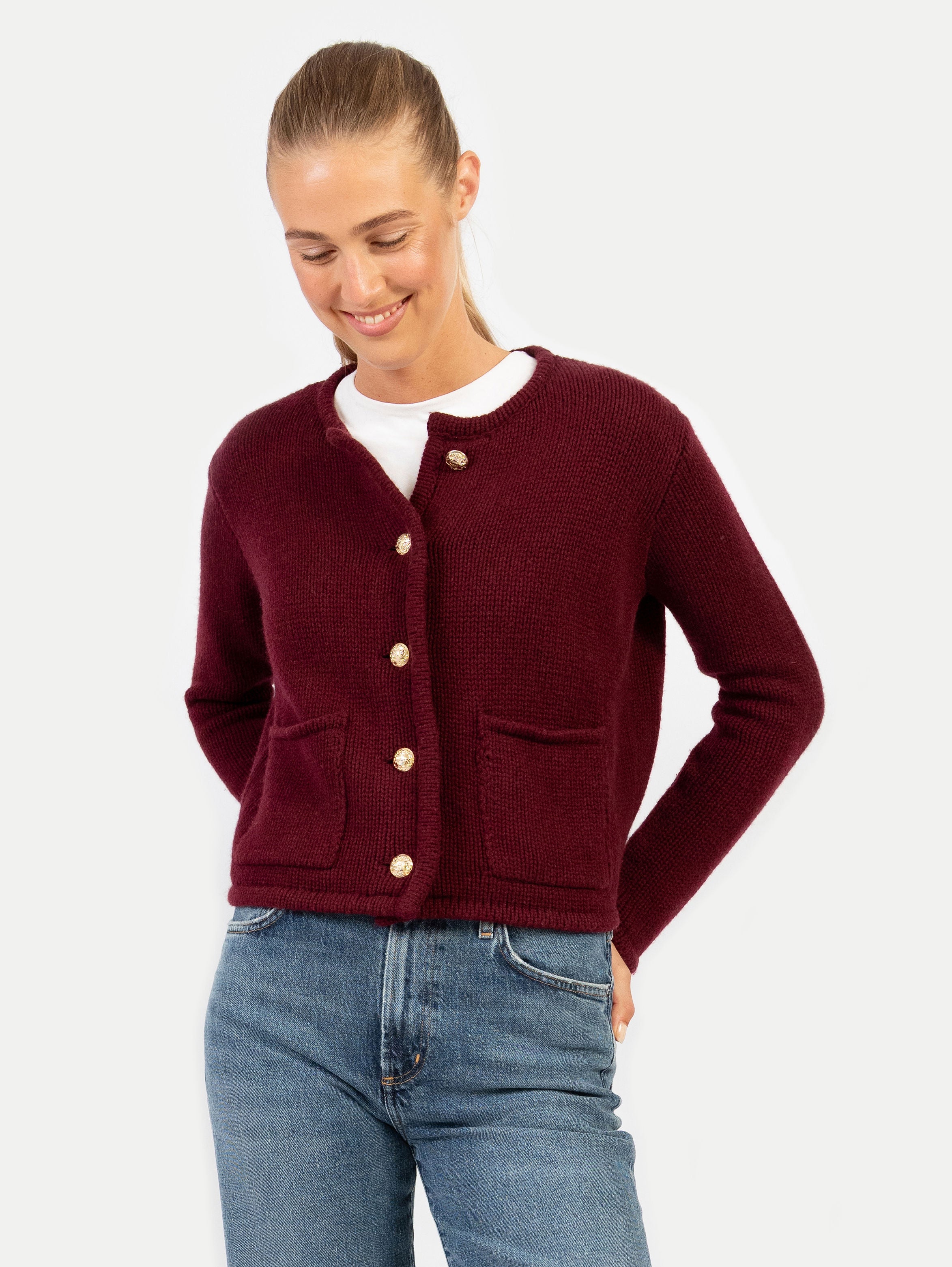 PATRICIA JACKET 3.0 IN DARK CHERRY