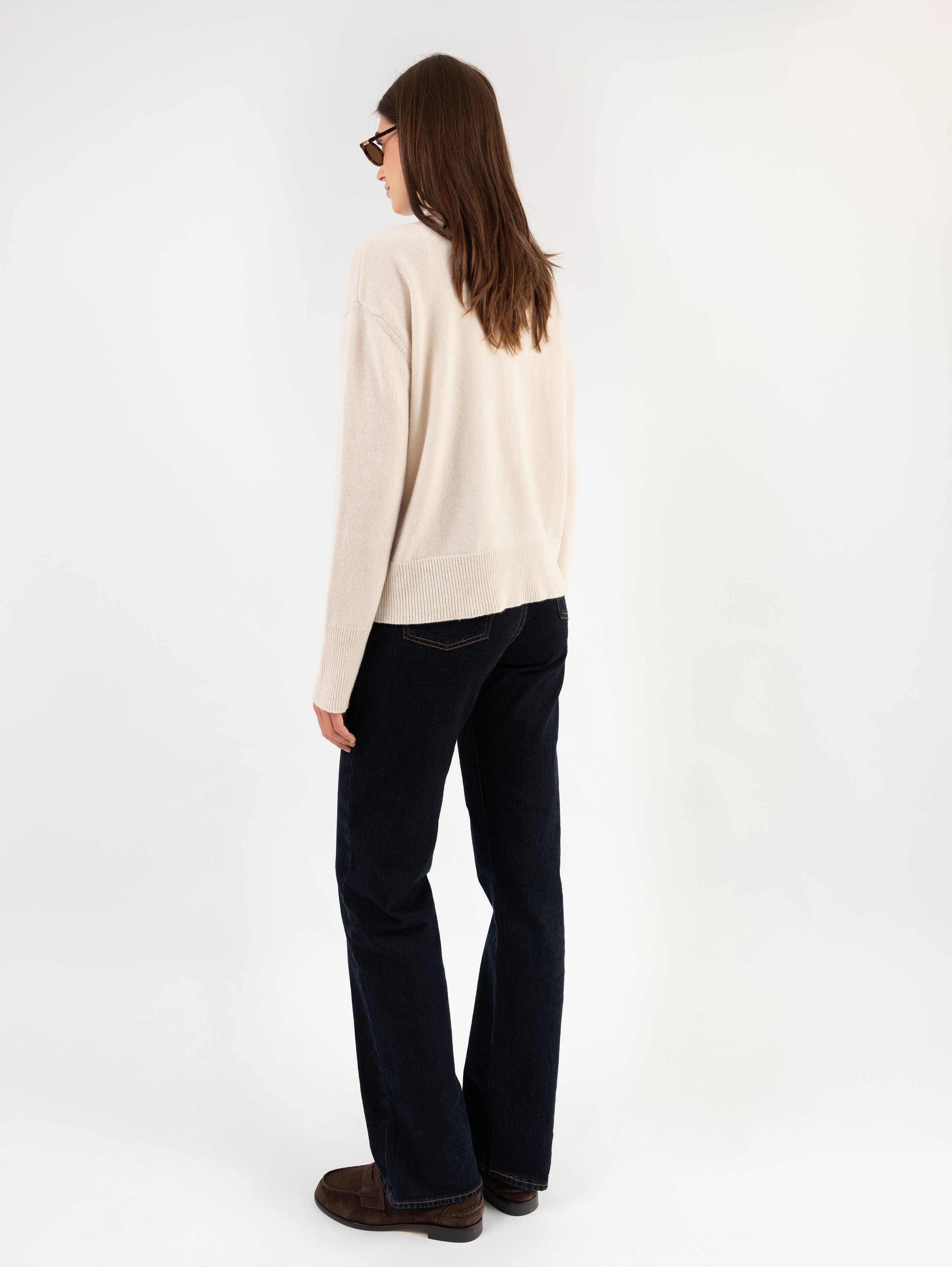 CLEO SWEATER IN VANILLA