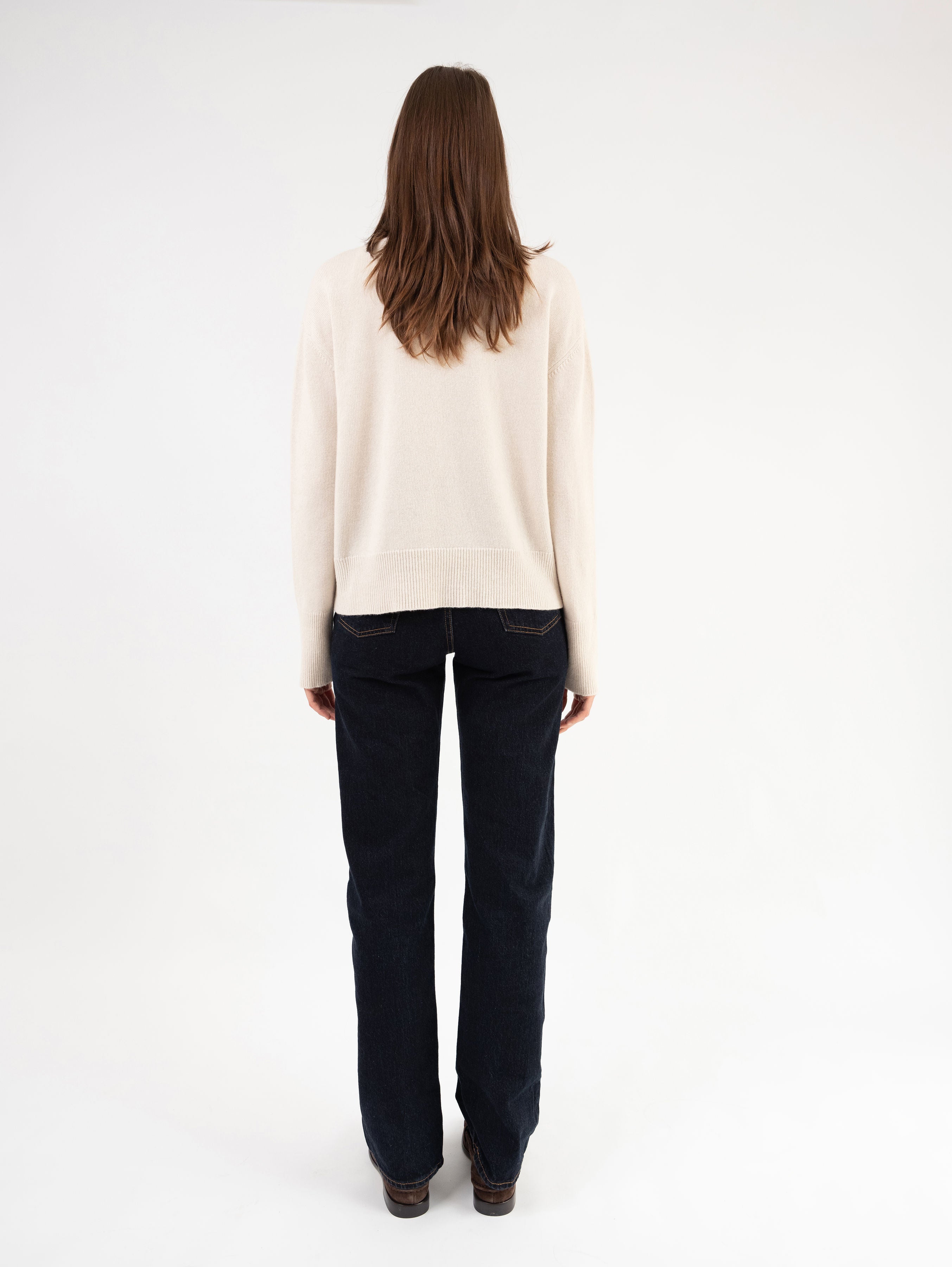 CLEO SWEATER IN VANILLA