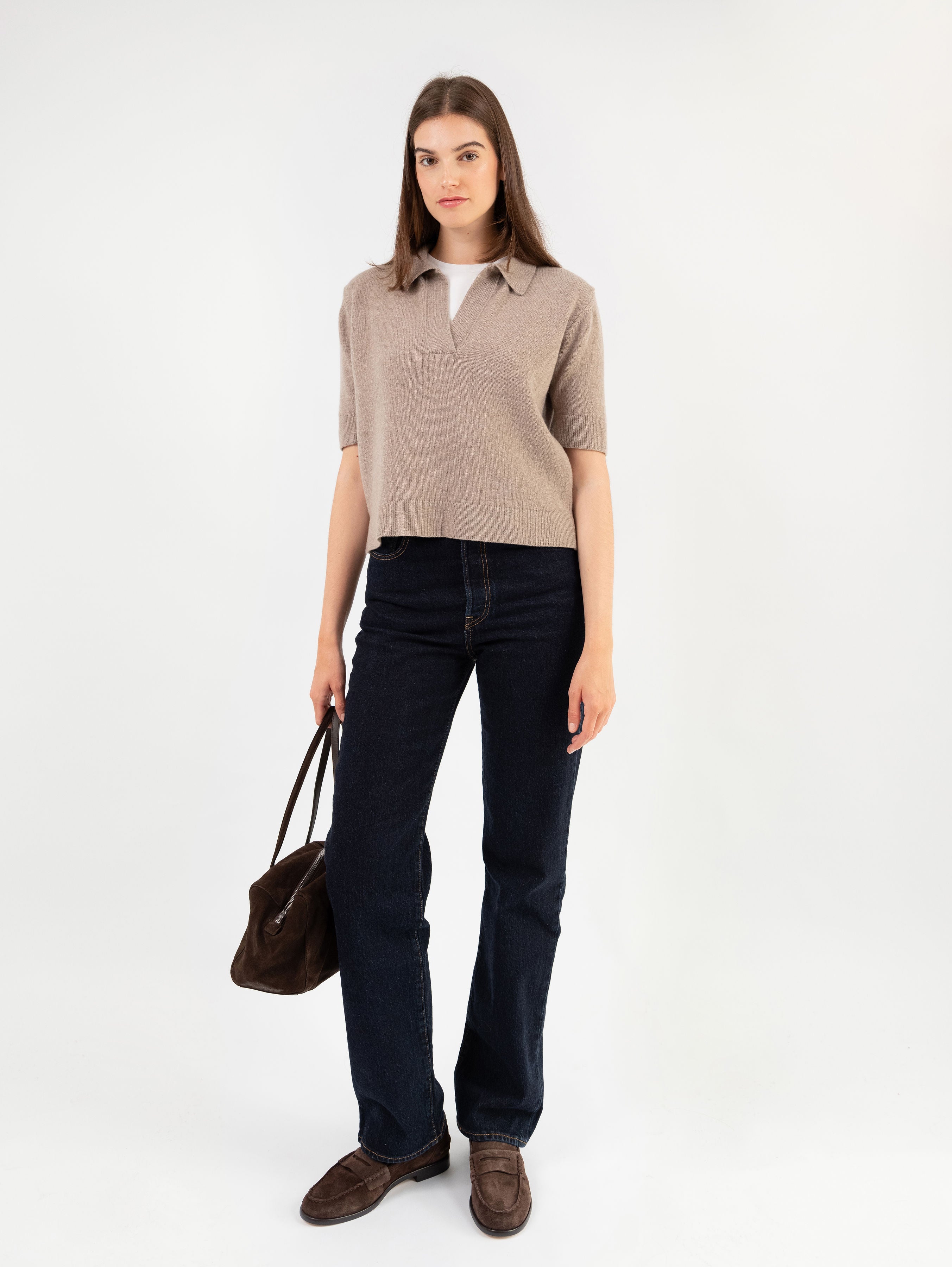 WILMA POLO IN WOOD