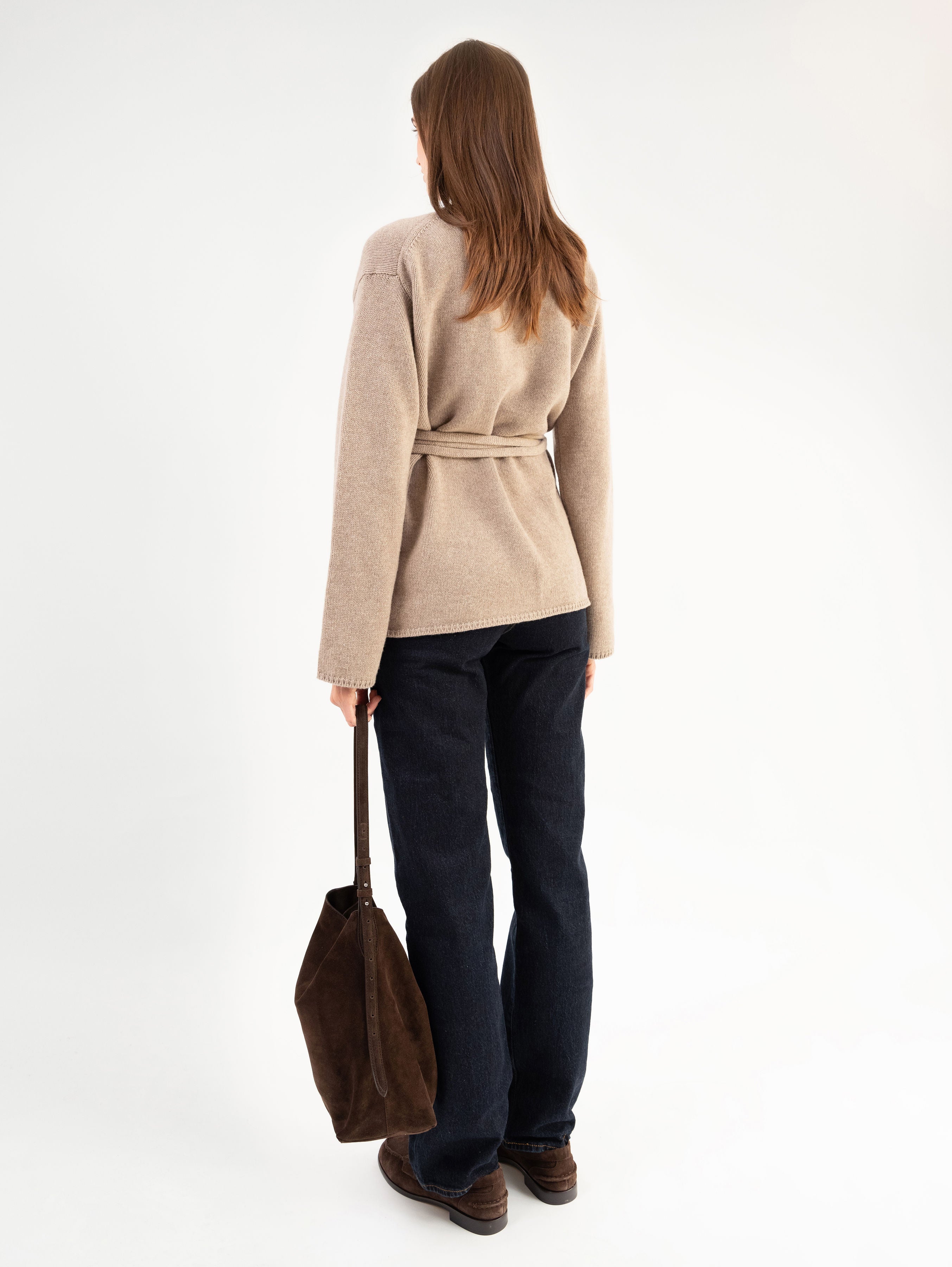 VICTORIA CARDIGAN IN WOOD