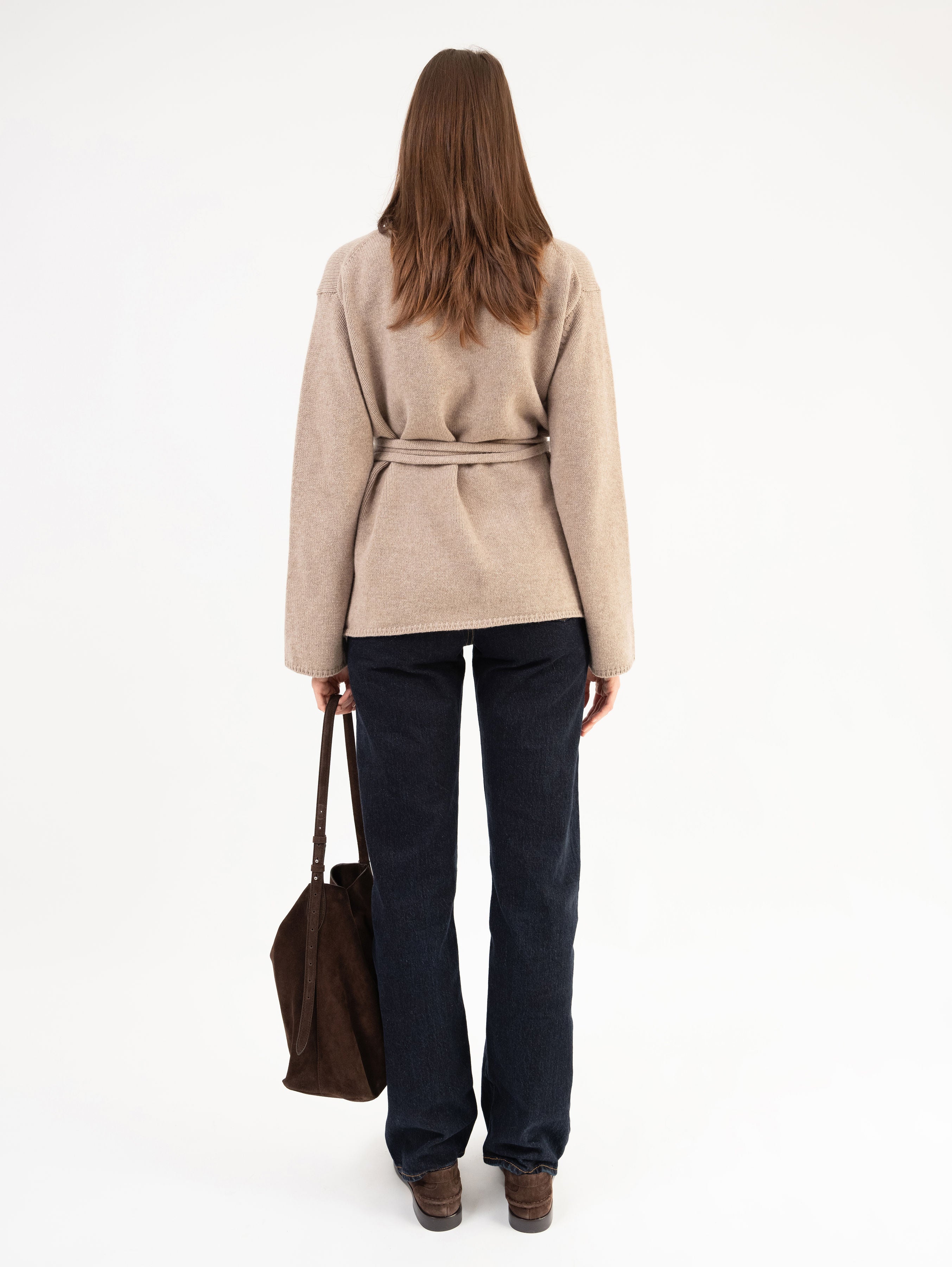 VICTORIA CARDIGAN IN WOOD