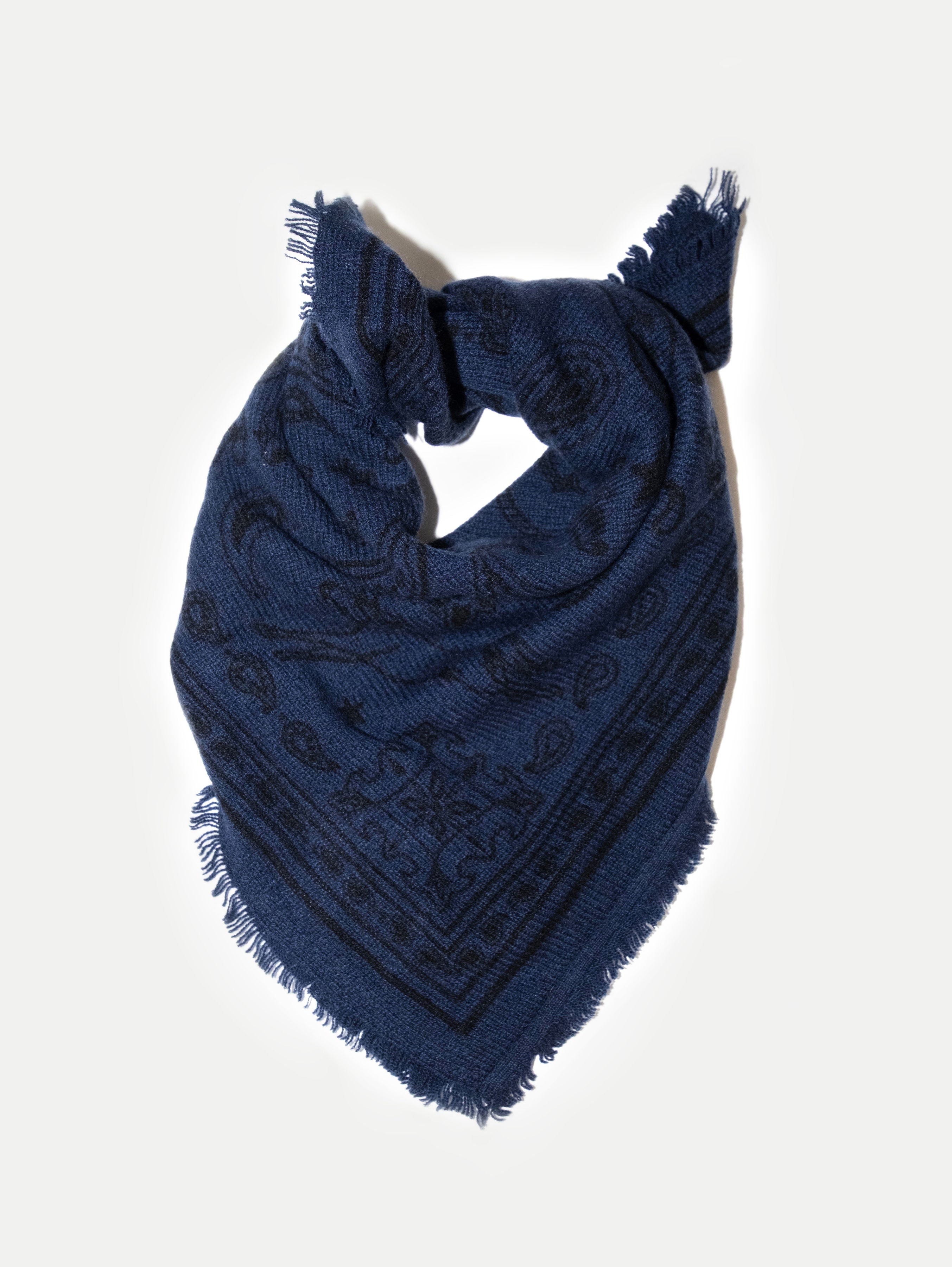 NELE SCARF SMALL IN DEEP BLUE